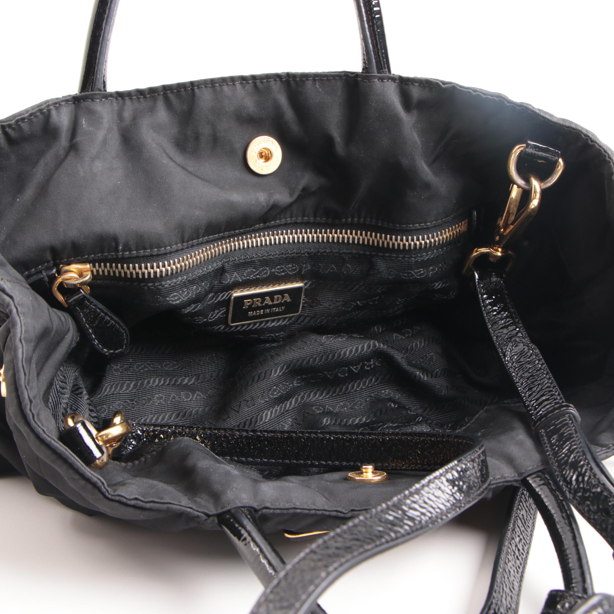 Prada Black Tessuto Handbag