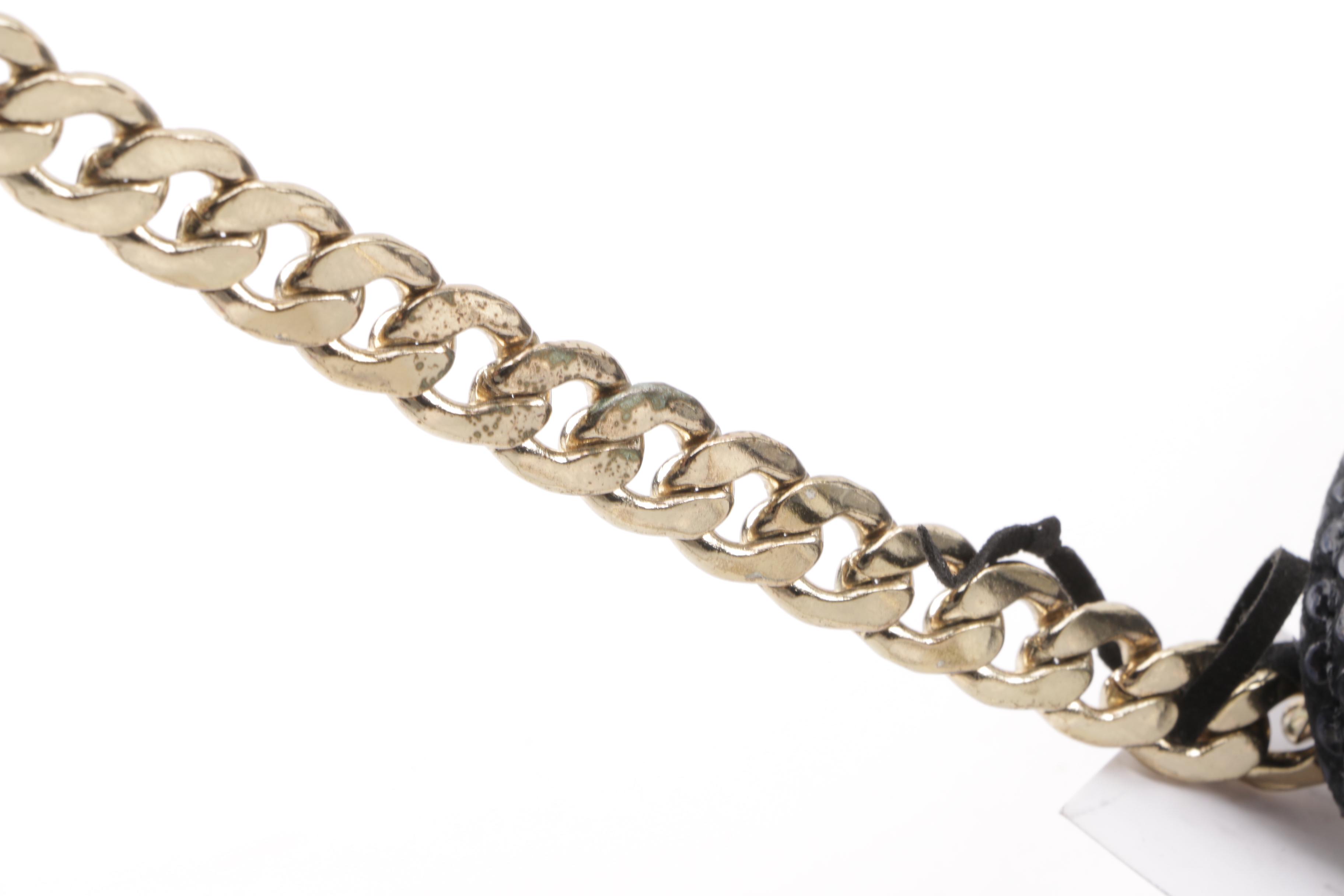 Ashlie Redmond Black Reptile Embossed Leather Flap Front Shoulder Bag