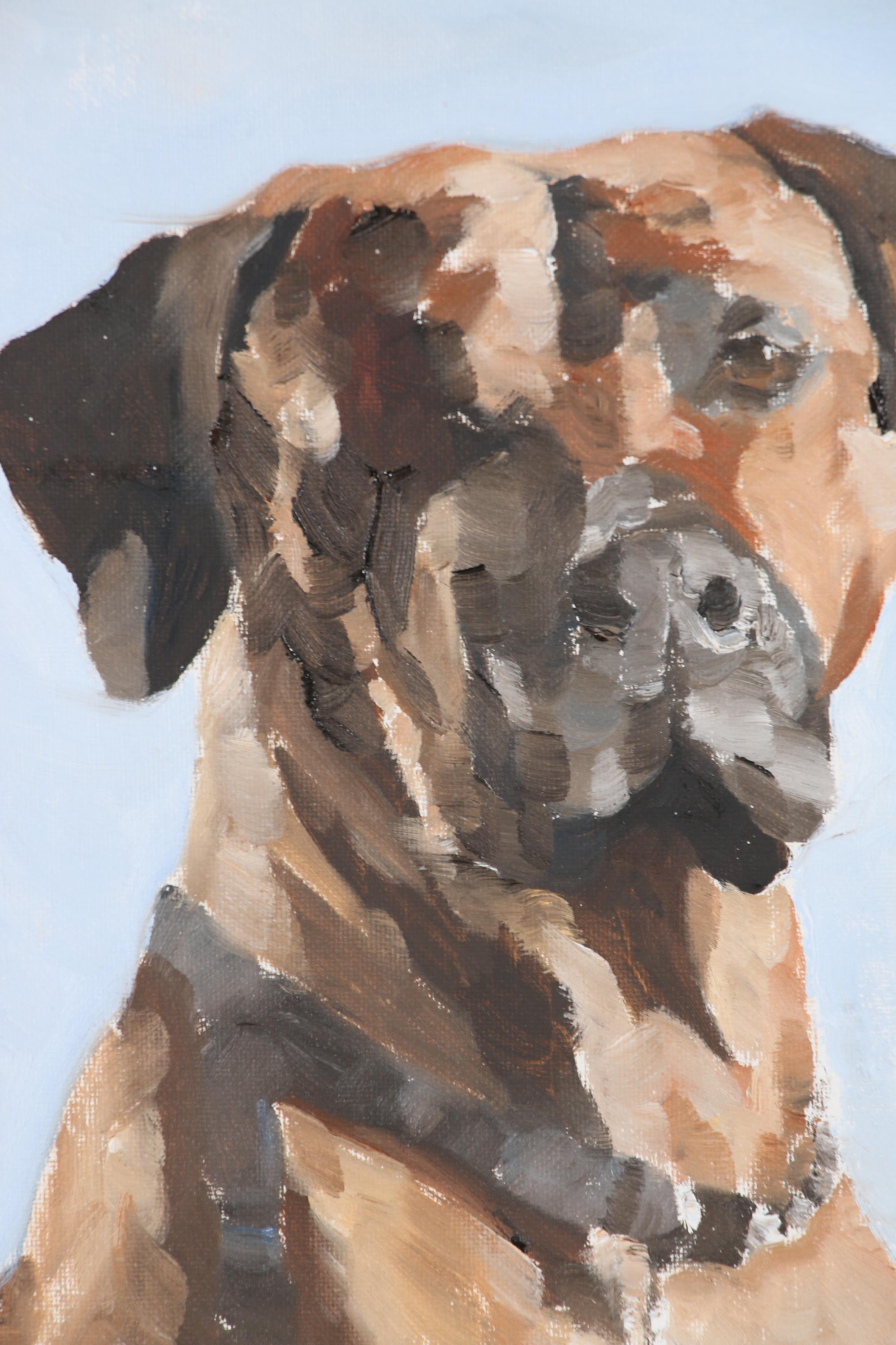 James Coates Oil Painting of a Dog