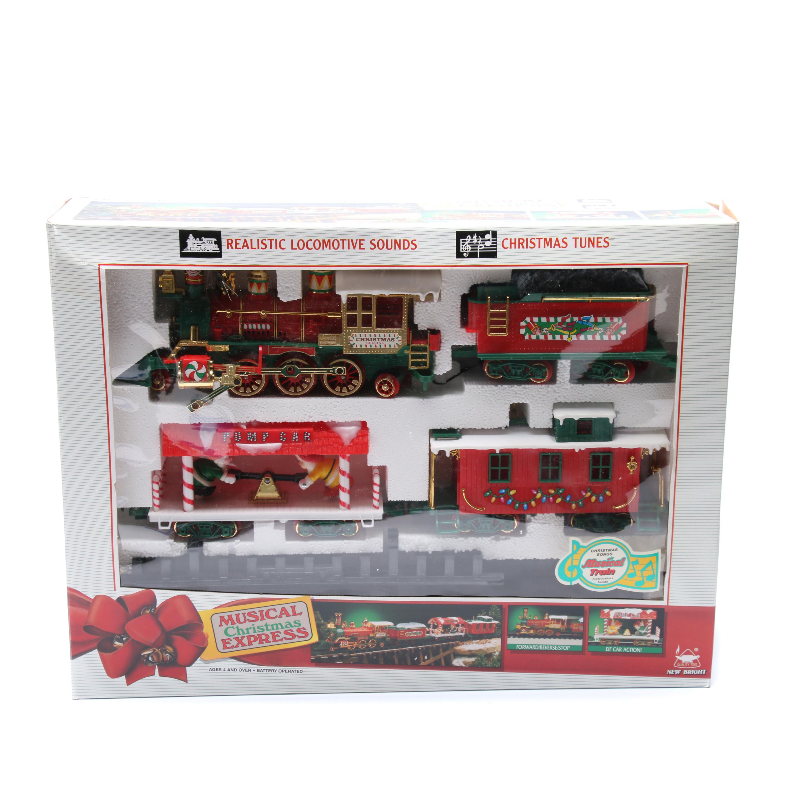 Musical Christmas Express No. 183 Train Set and Track