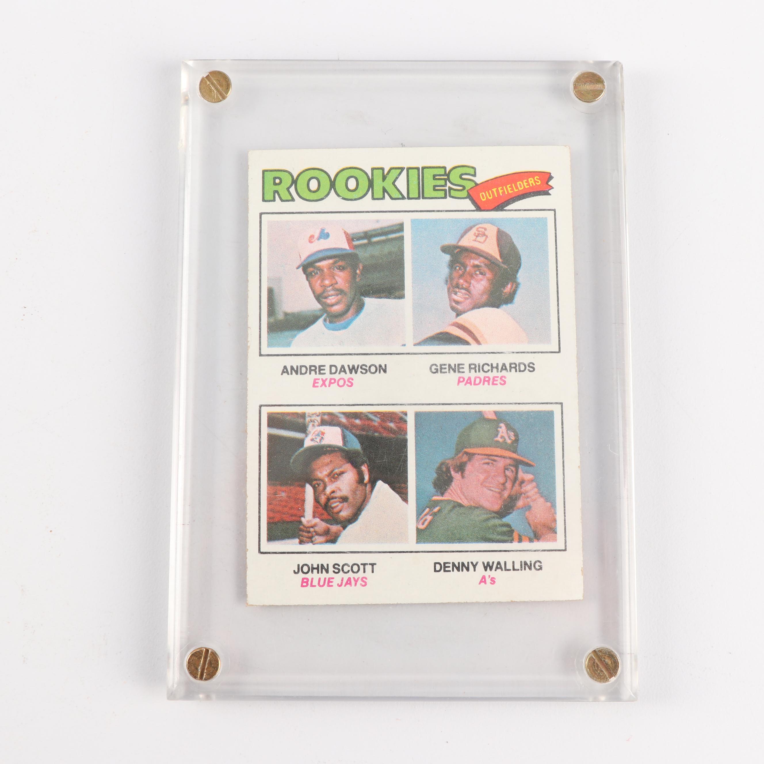 Vintage Topps Rookie Baseball Cards including PSA Graded Mark McGwire