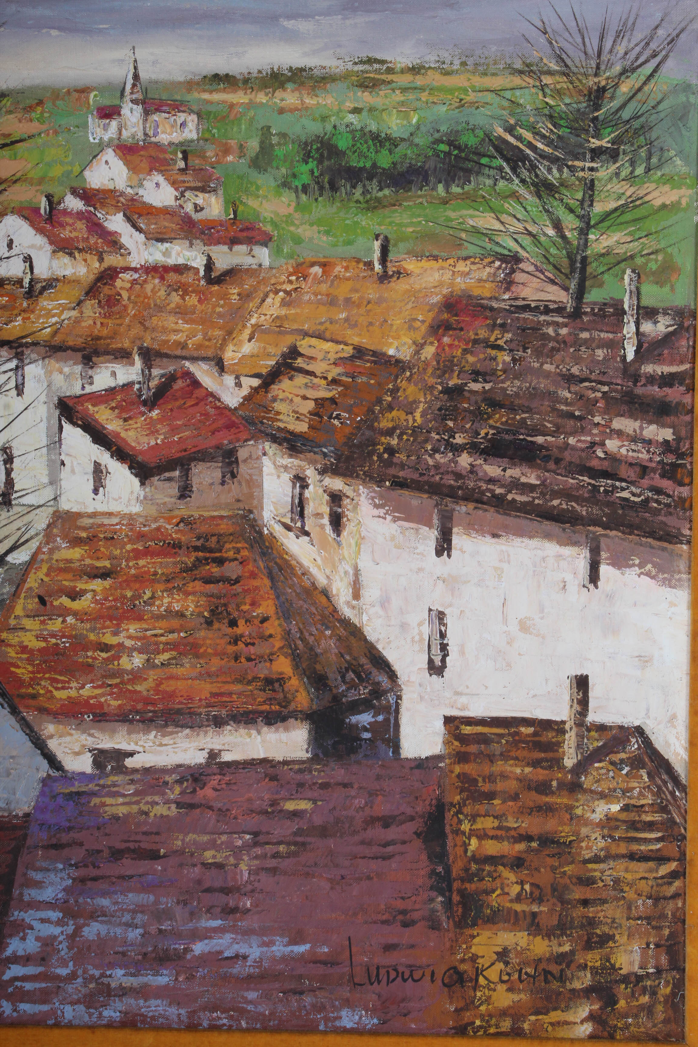 Ludwig Kohn Landscape Oil Painting