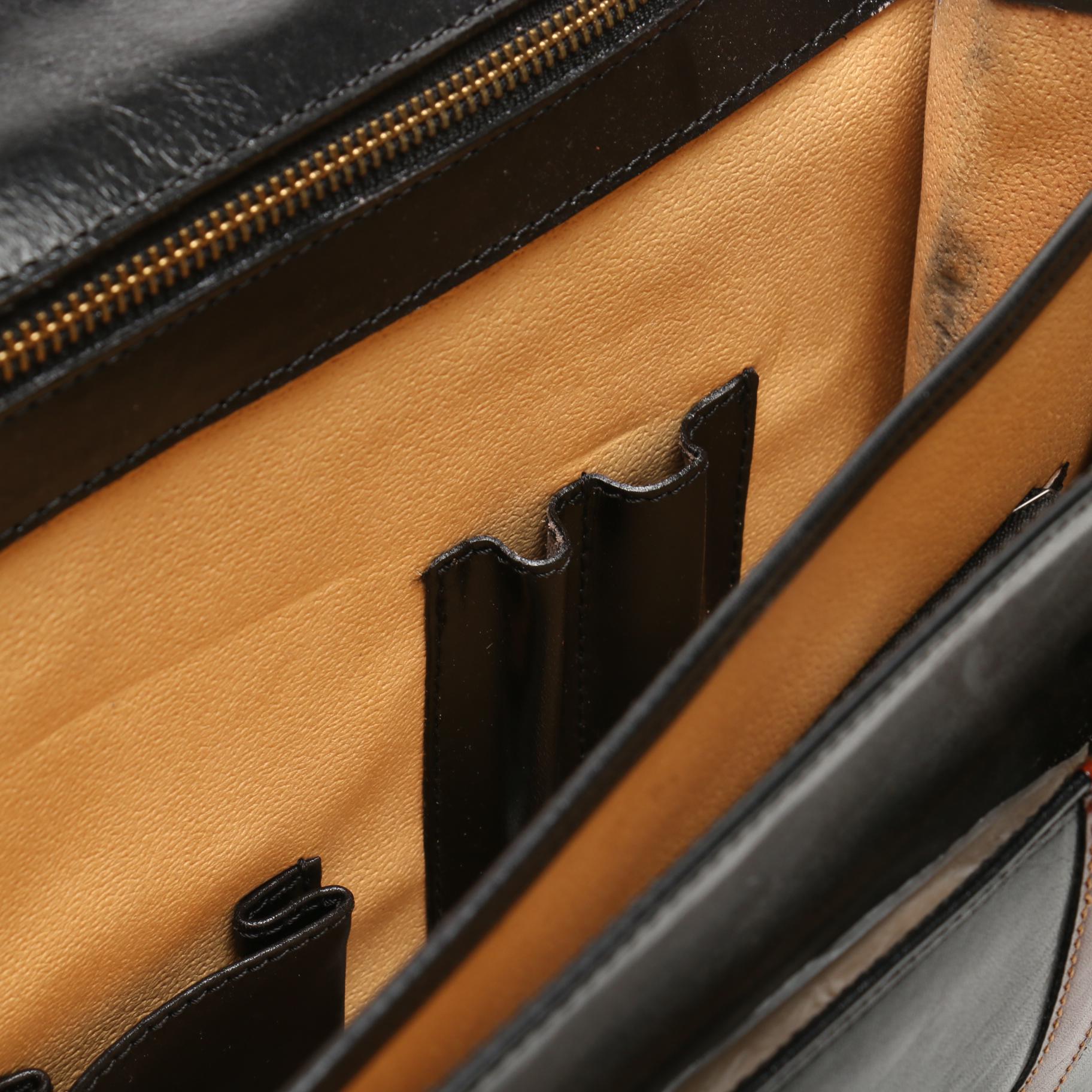 Longchamp Paris and Florence LAPA Leather Briefcases