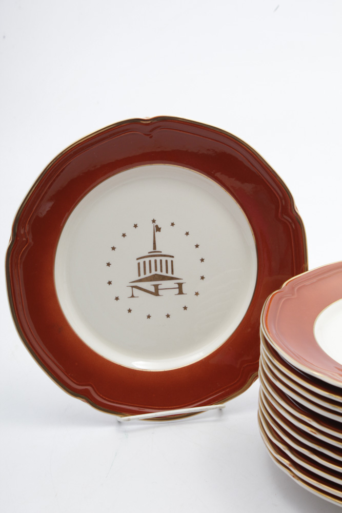 Historic Columbus, Ohio Neil House Hotel Dinner Plates