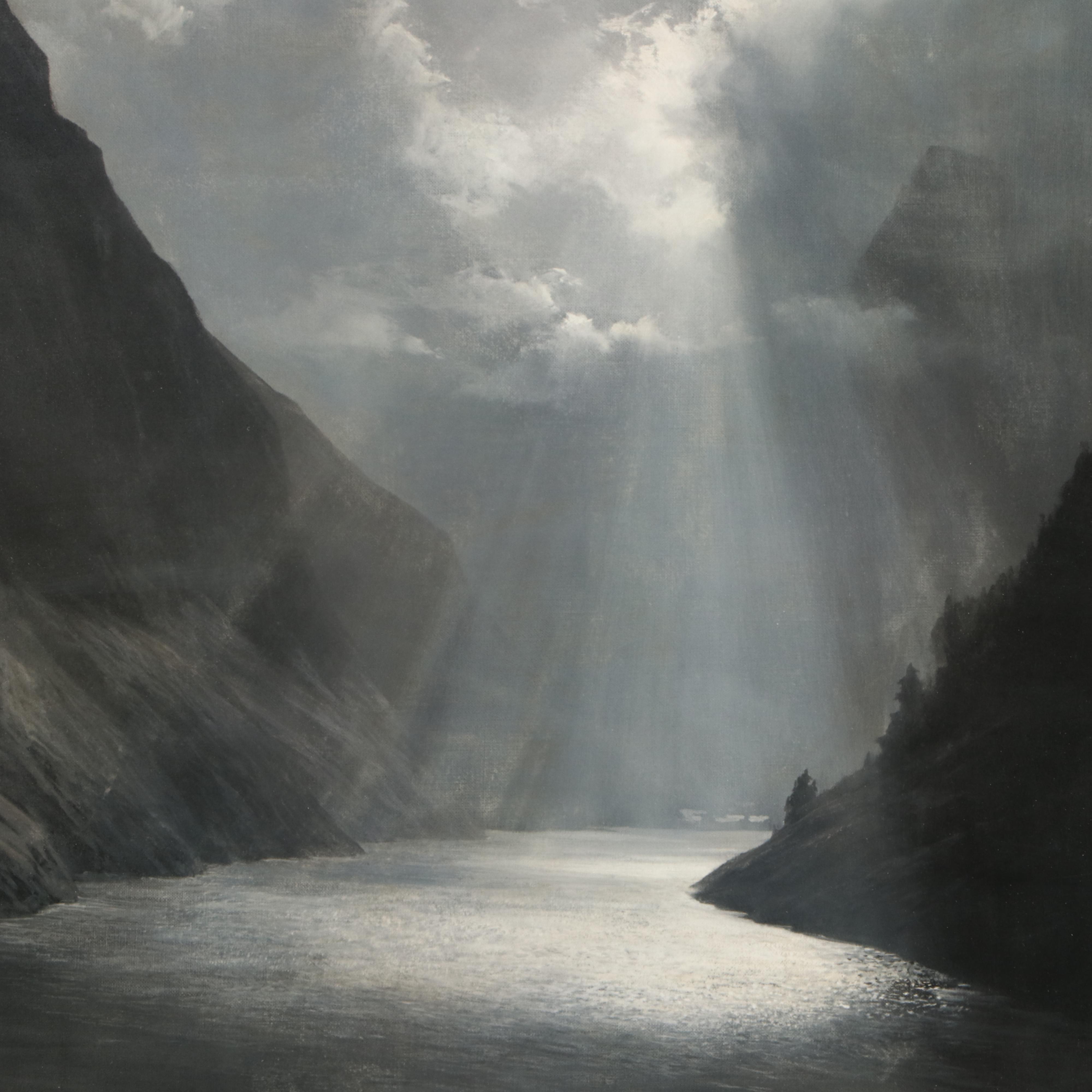 Peter Ellenshaw 1984 Limited Edition Offset Lithograph "Moonlight"