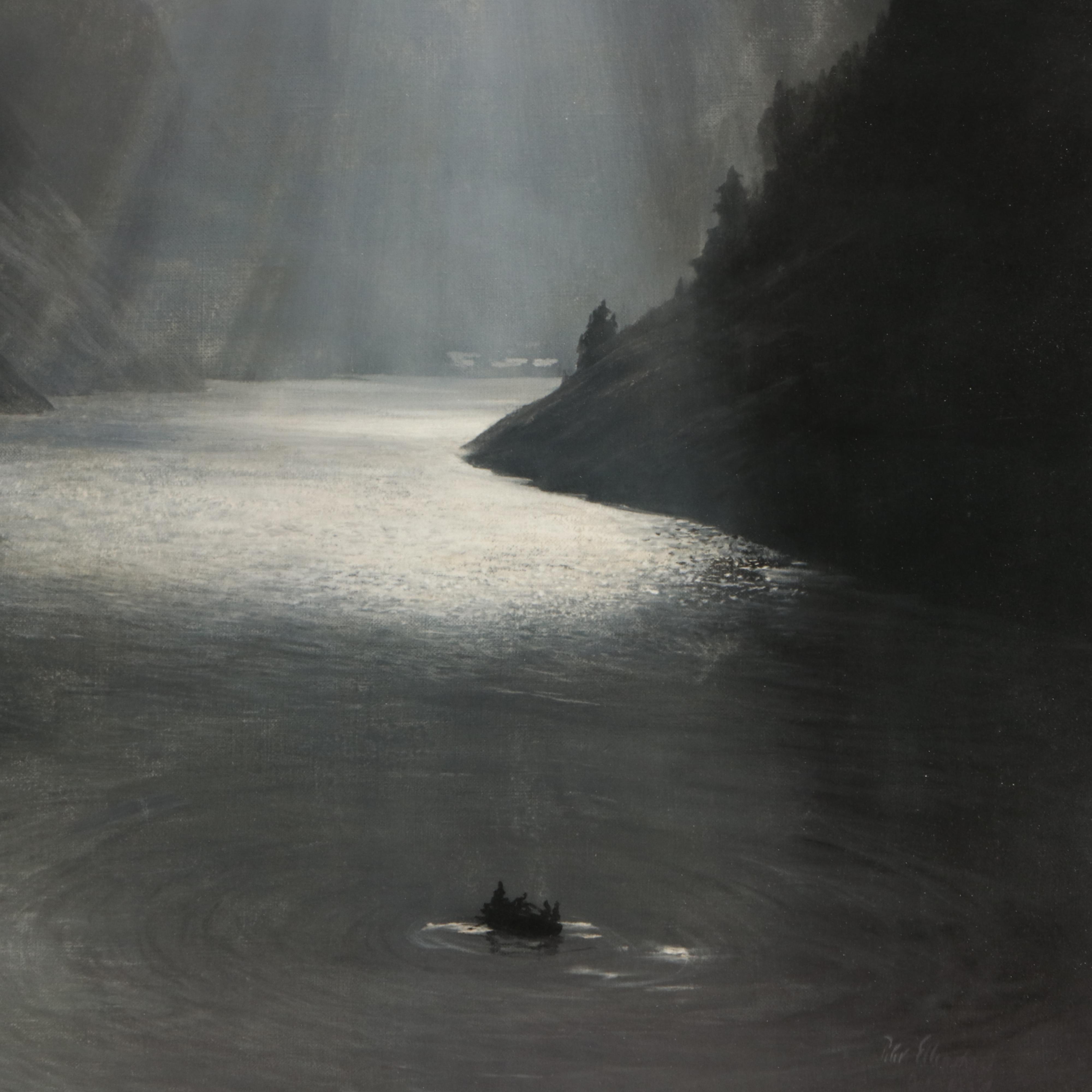 Peter Ellenshaw 1984 Limited Edition Offset Lithograph "Moonlight"