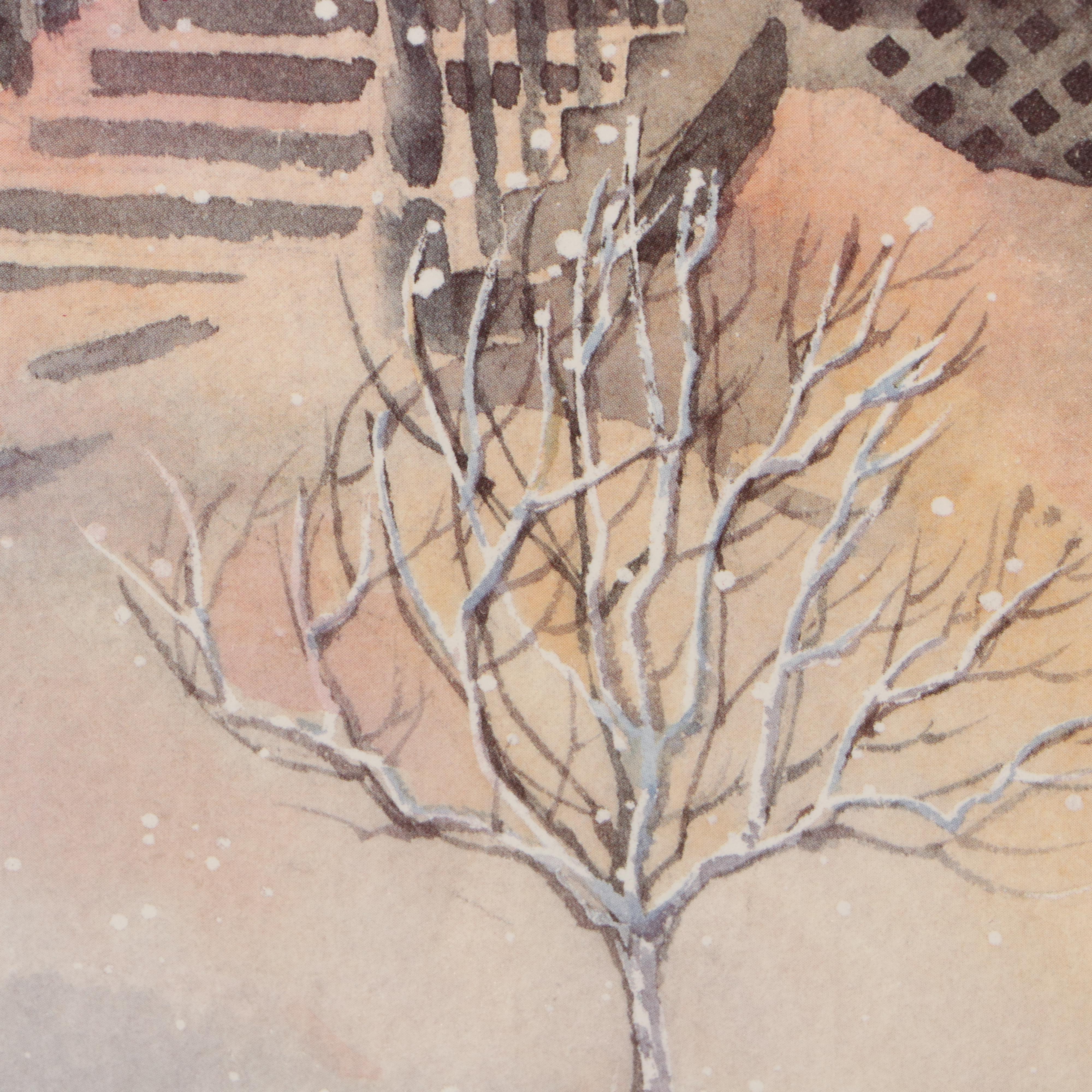 Judy Taylor Limited Edition Offset Lithograph "Miner's Hospital / Park City"