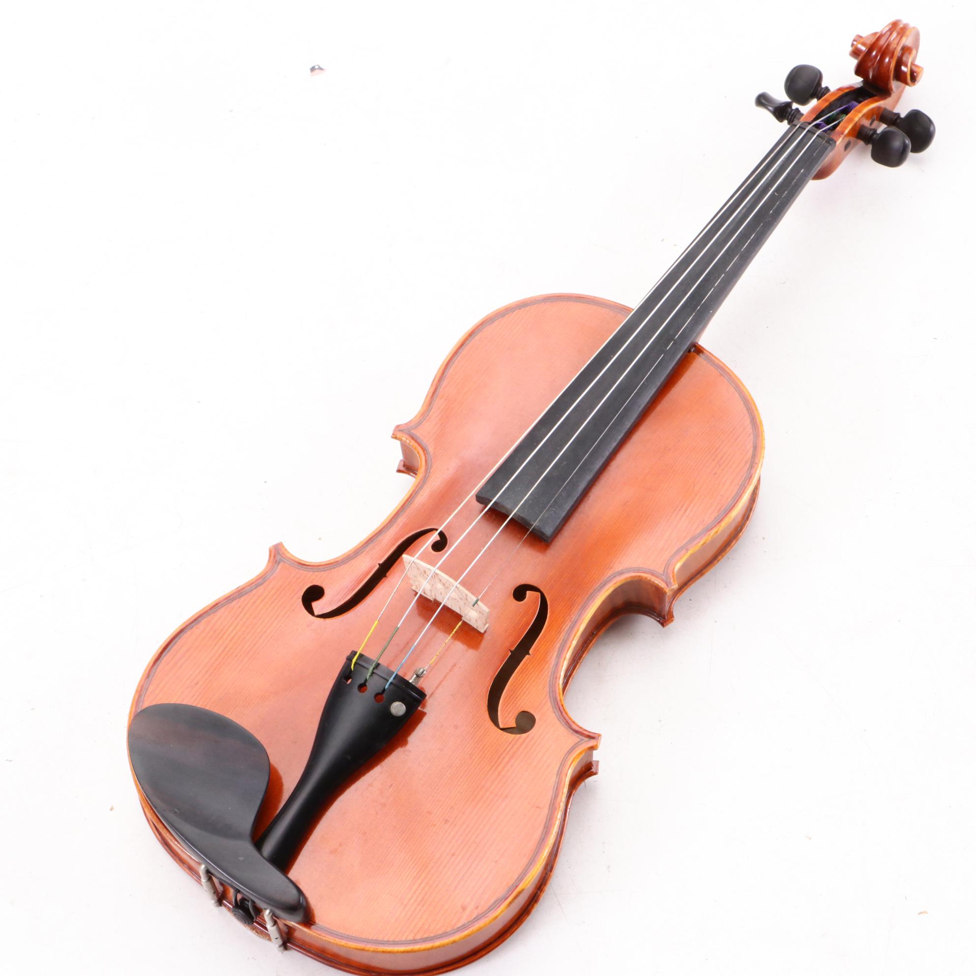 4/4 Size "Shop Model A" Violin Made for Baroque Violin Shop