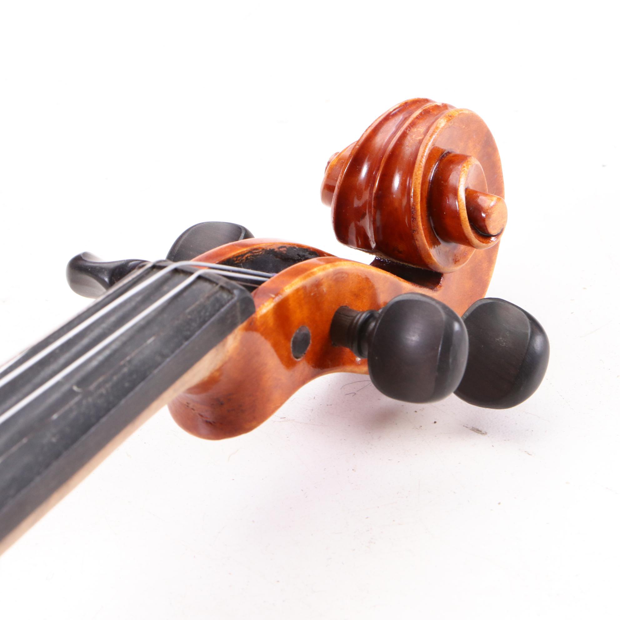 4/4 Size "Shop Model A" Violin Made for Baroque Violin Shop
