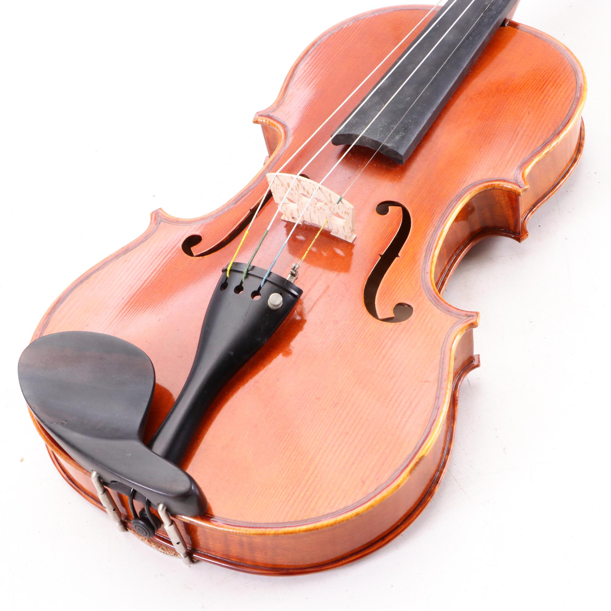 4/4 Size "Shop Model A" Violin Made for Baroque Violin Shop
