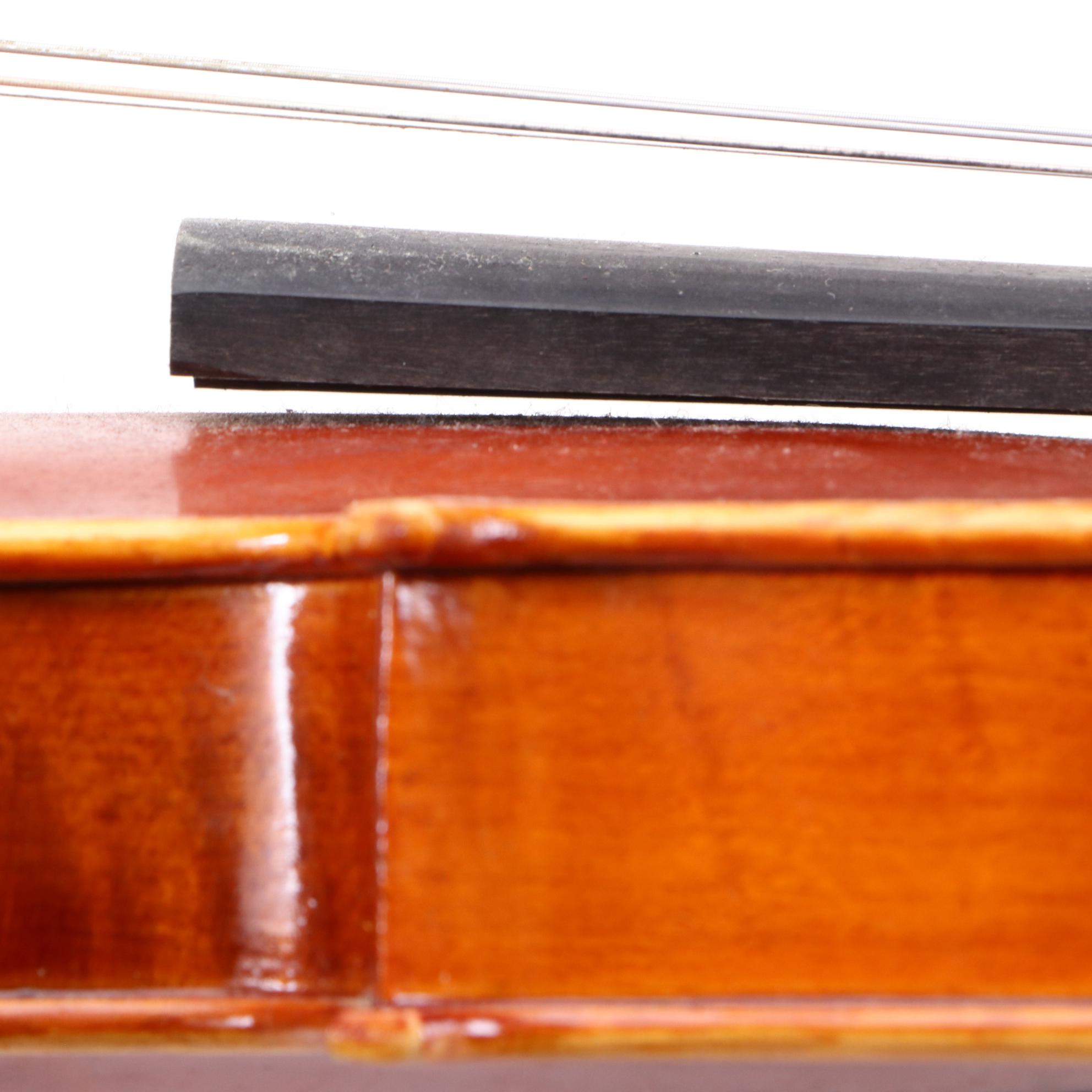 4/4 Size "Shop Model A" Violin Made for Baroque Violin Shop
