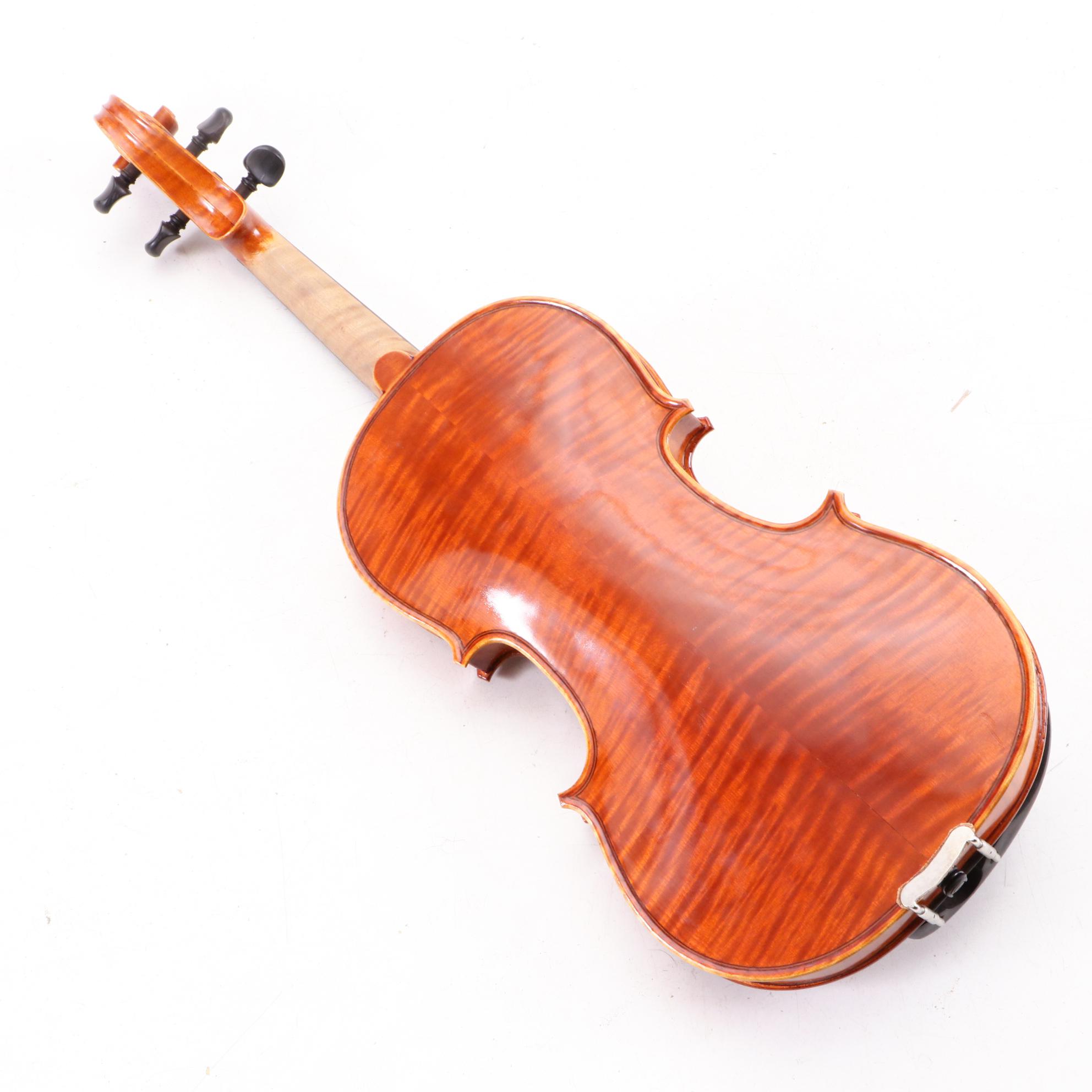 4/4 Size "Shop Model A" Violin Made for Baroque Violin Shop
