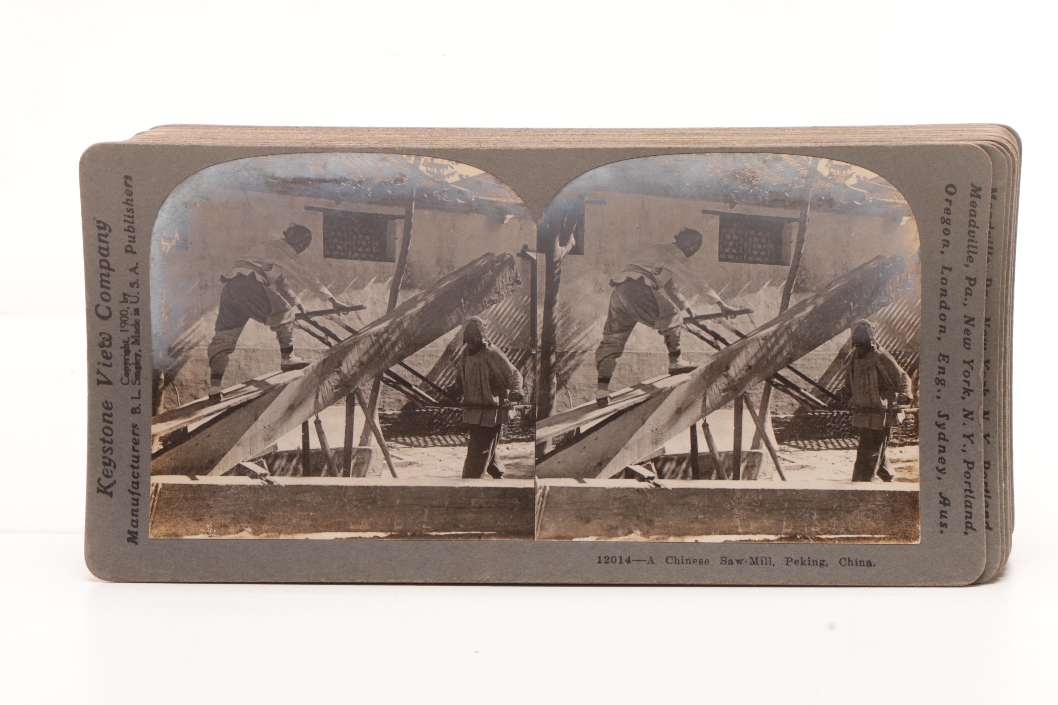 Box of Stereopticon Slides