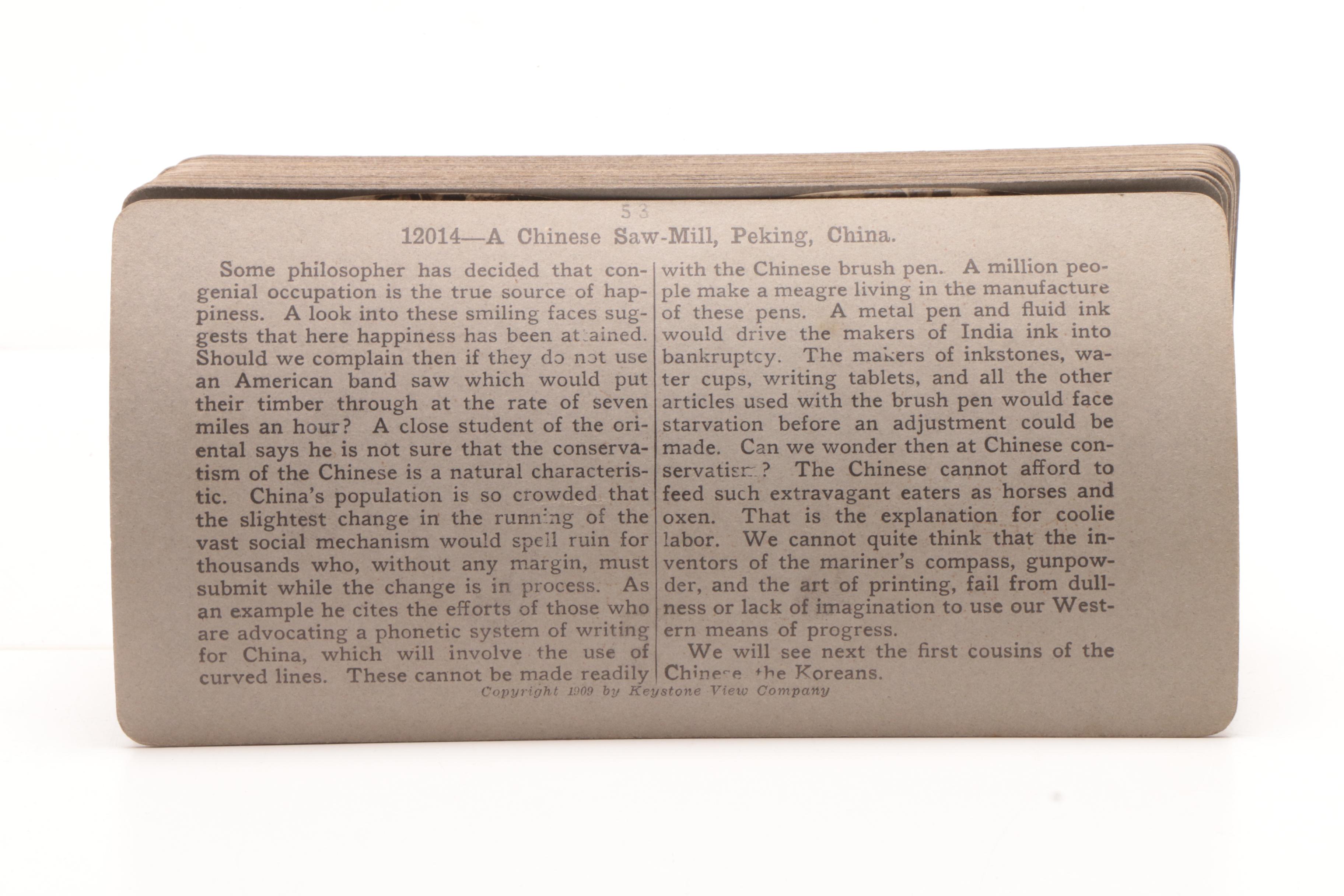 Box of Stereopticon Slides