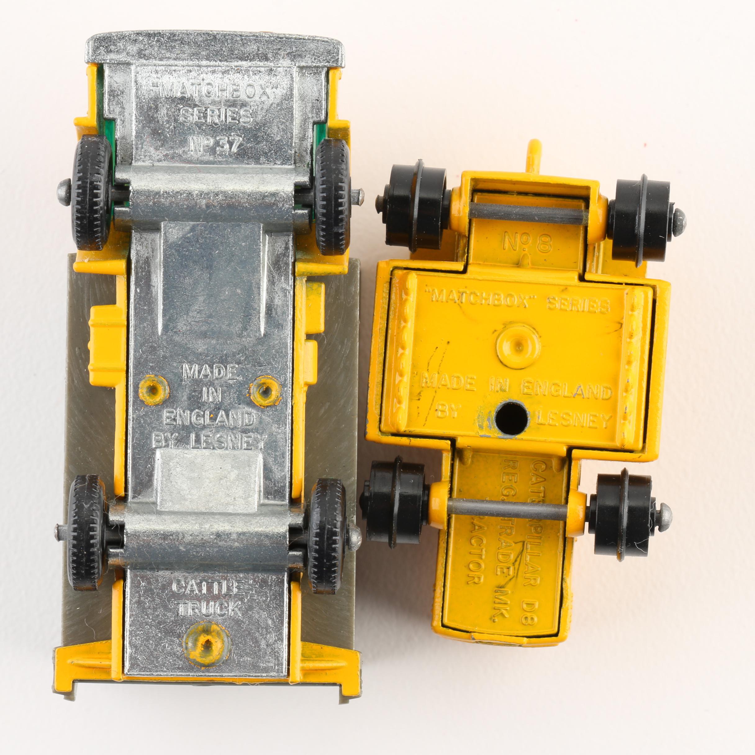 Group of 1960s Matchbox Cars with a Vintage Matchbox Carrying Case