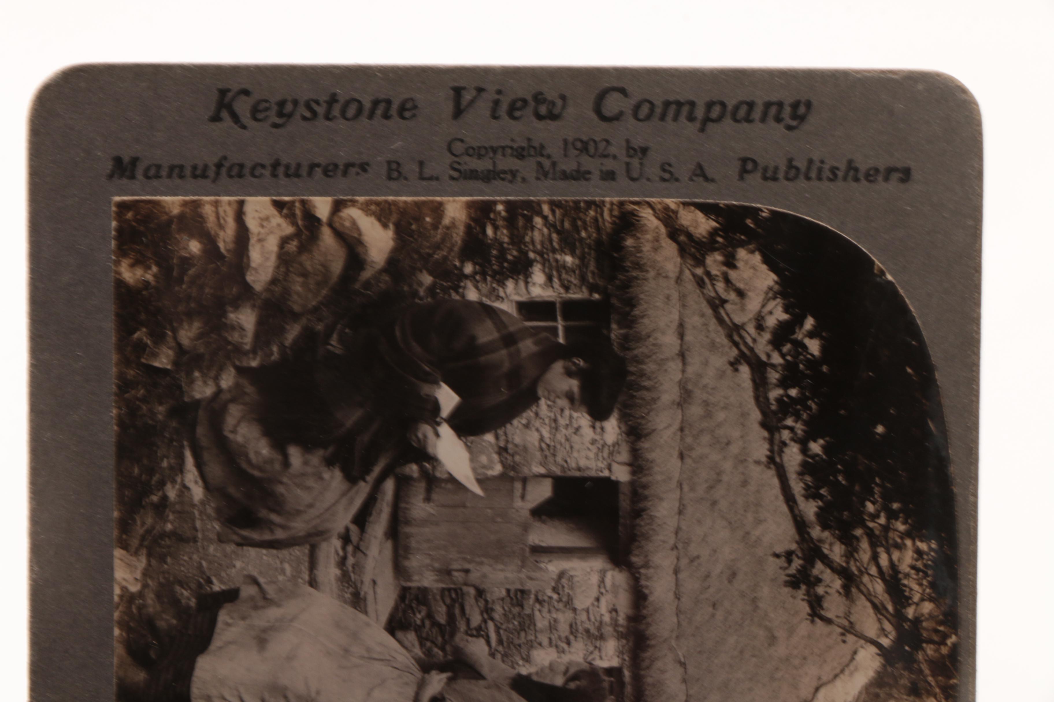 Box of Stereopticon Slides