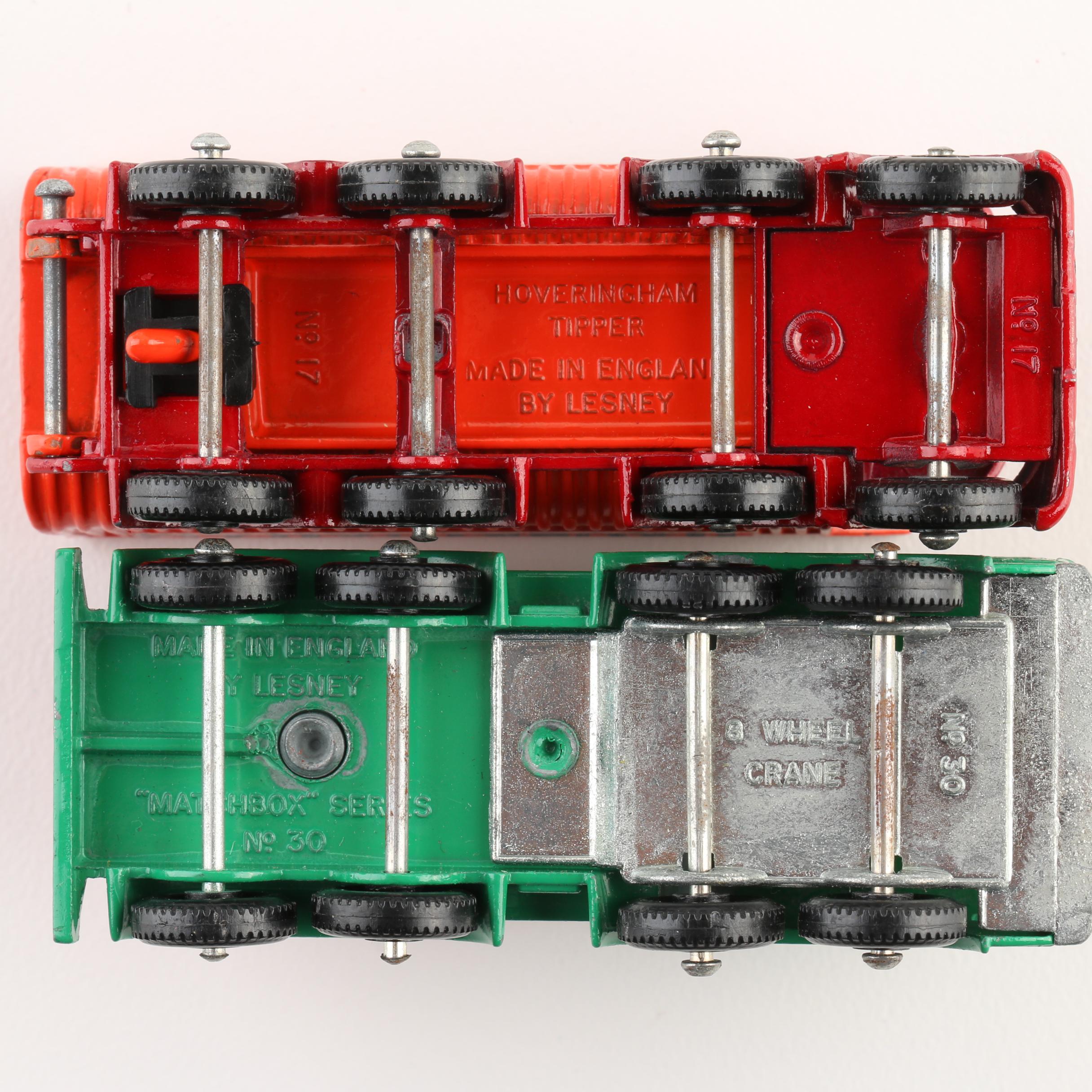 Group of 1960s Matchbox Cars with a Vintage Matchbox Carrying Case