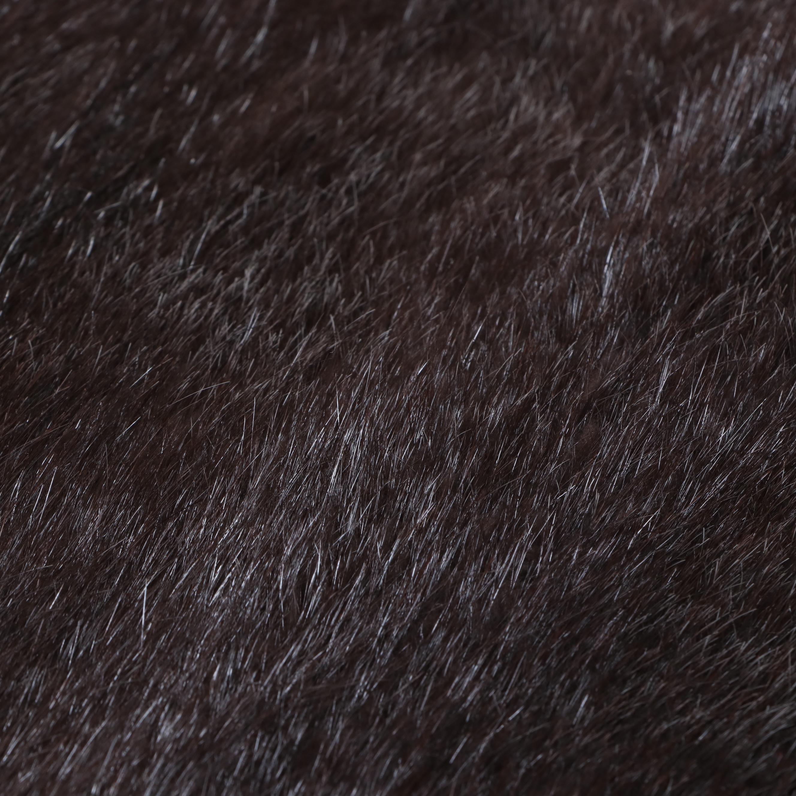 Dyed Musquash Fur Blanket