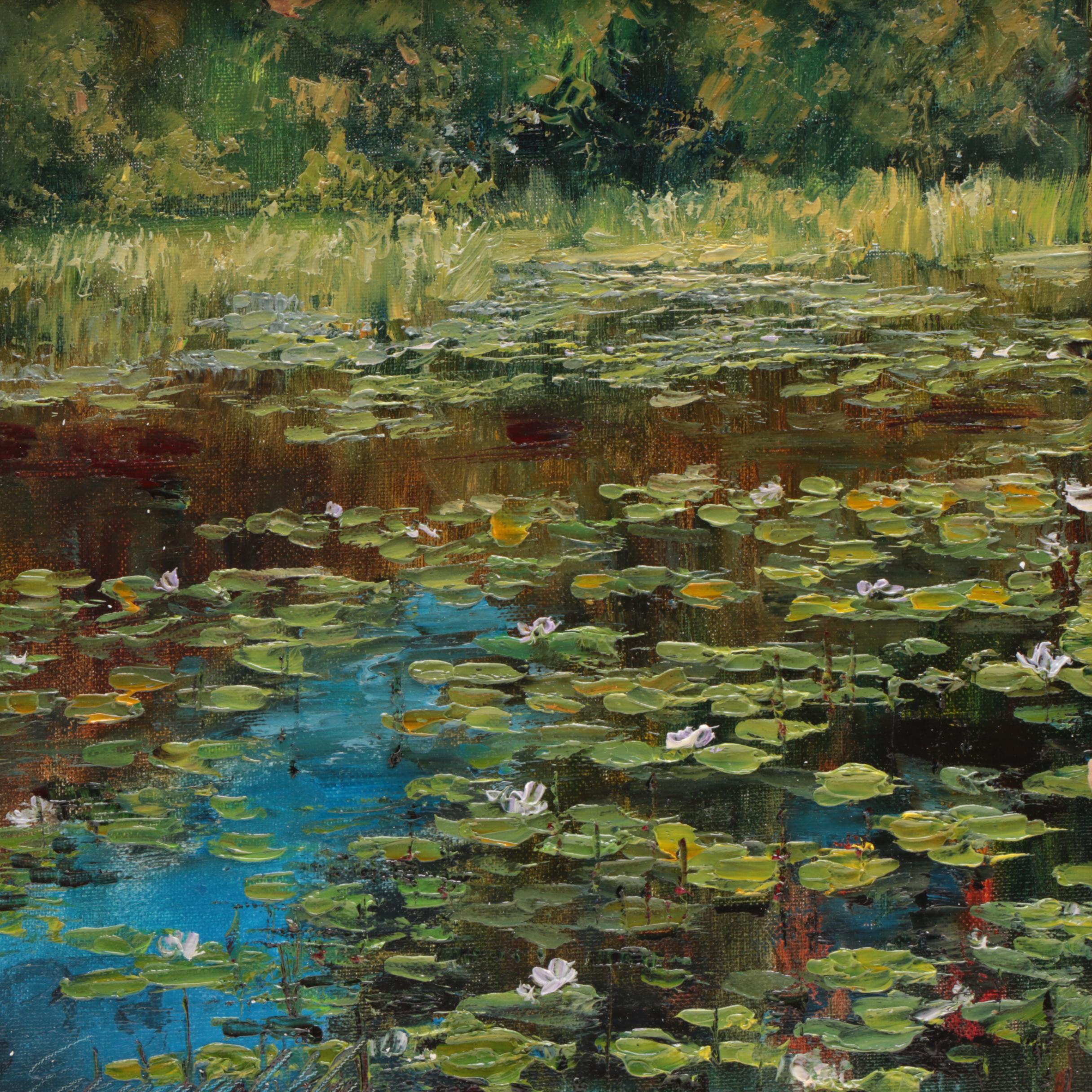 Garncarek Aleksander Oil Painting "Nenufary (Water Lilies)"