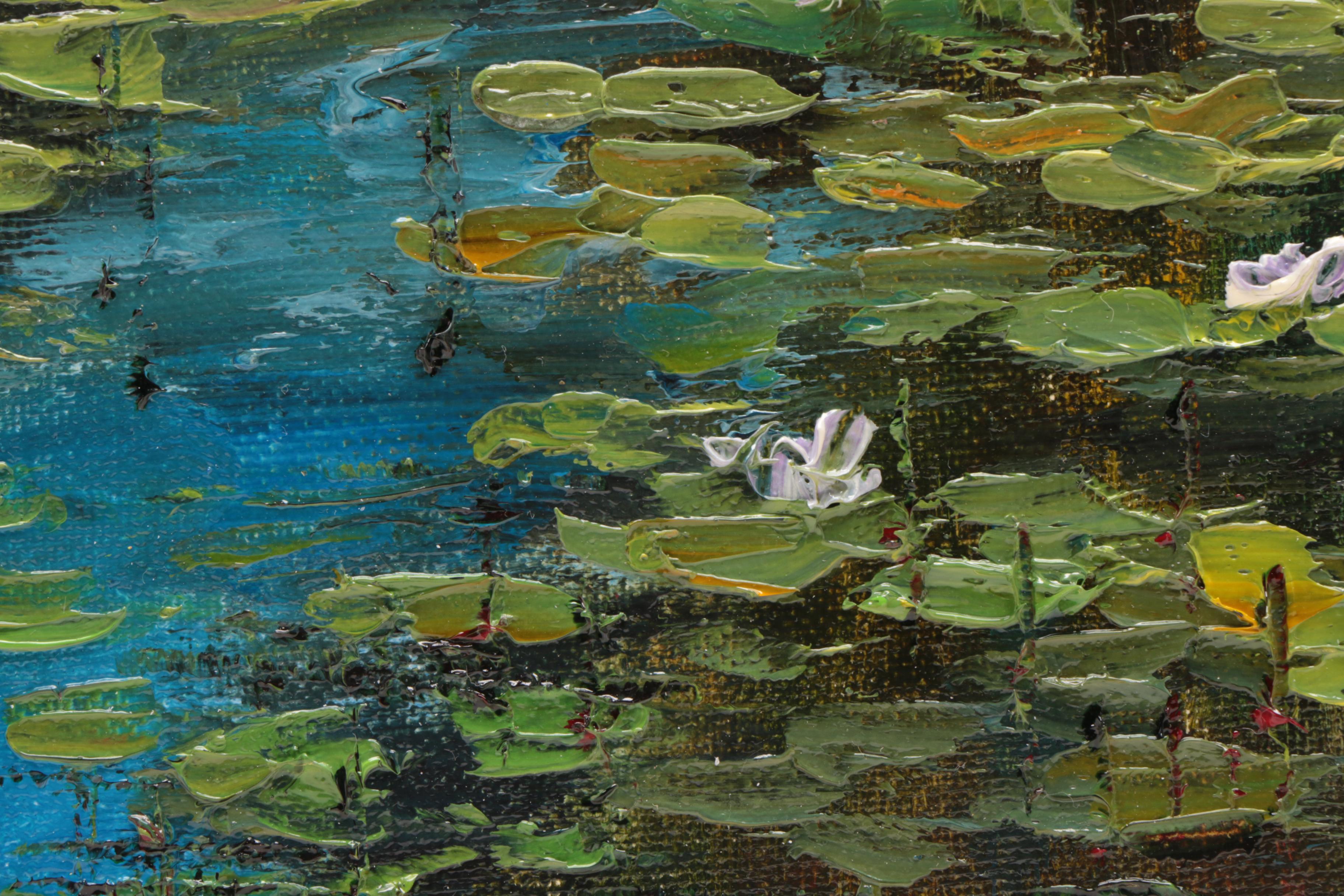 Garncarek Aleksander Oil Painting "Nenufary (Water Lilies)"