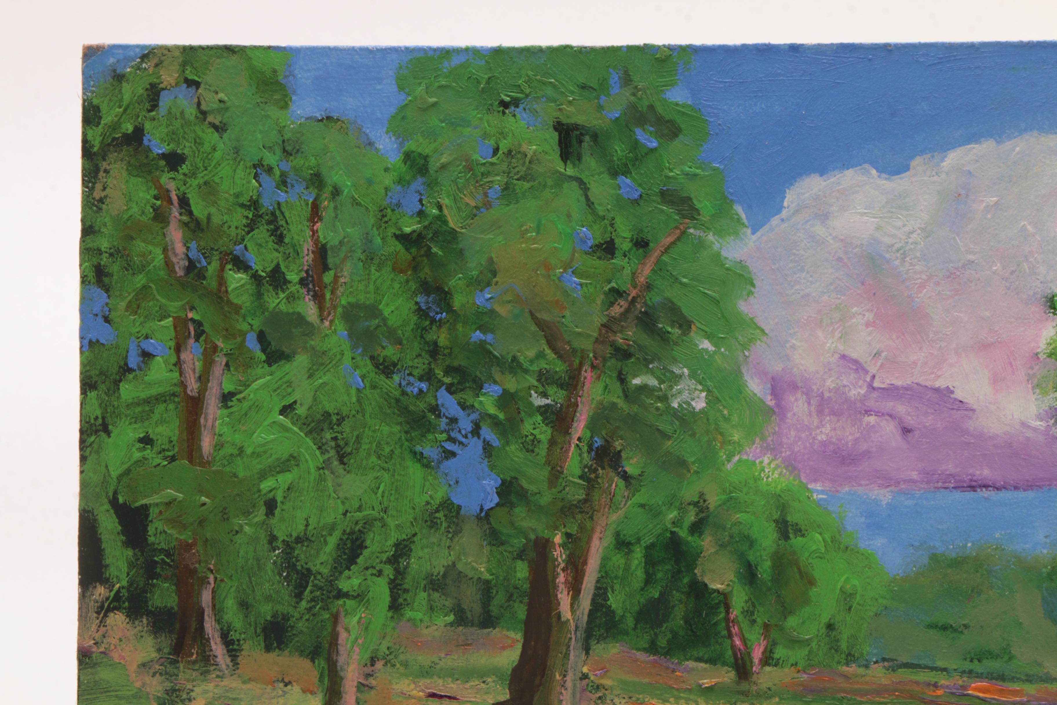 Kenneth R. Burnside Acrylic Landscape Painting