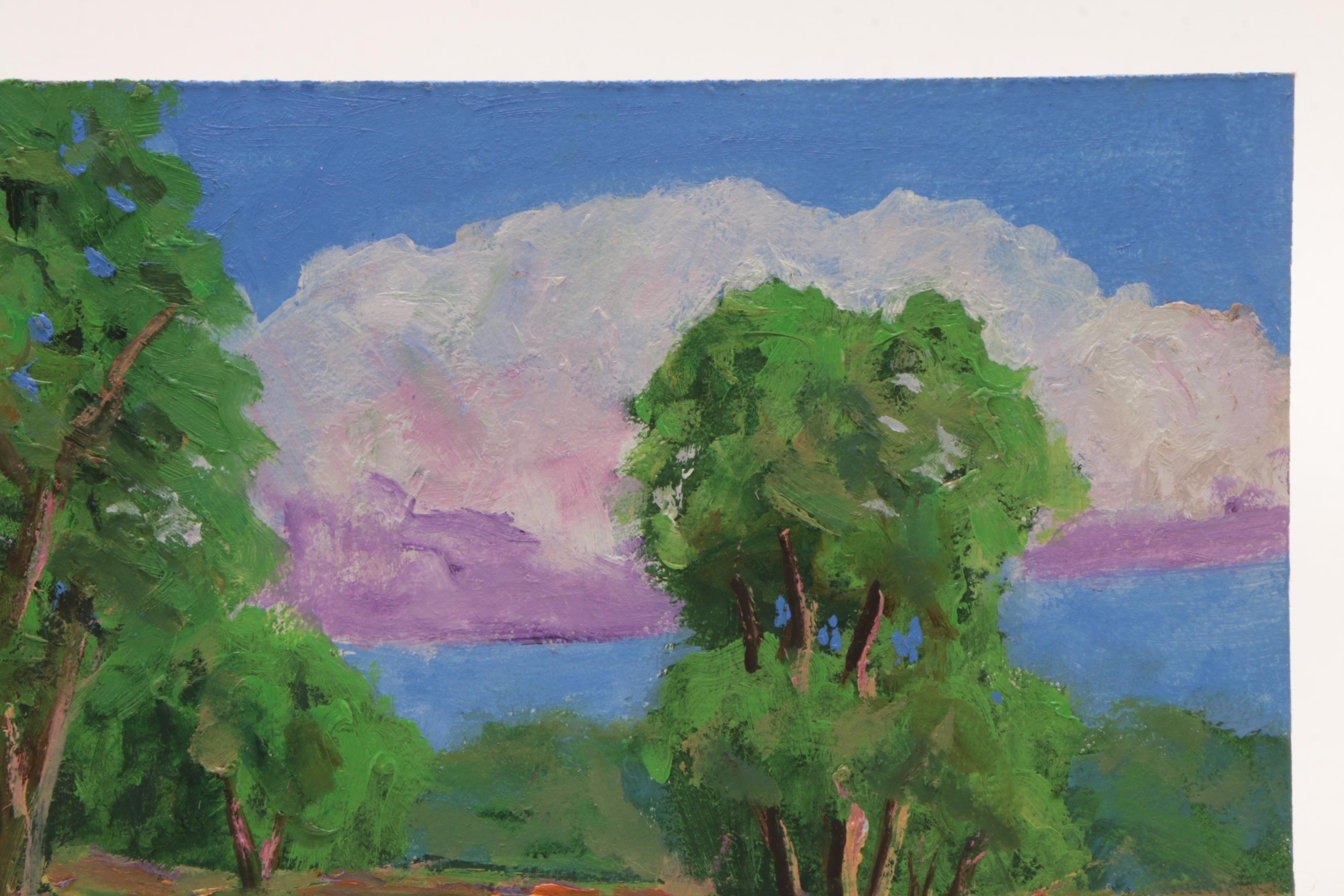 Kenneth R. Burnside Acrylic Landscape Painting