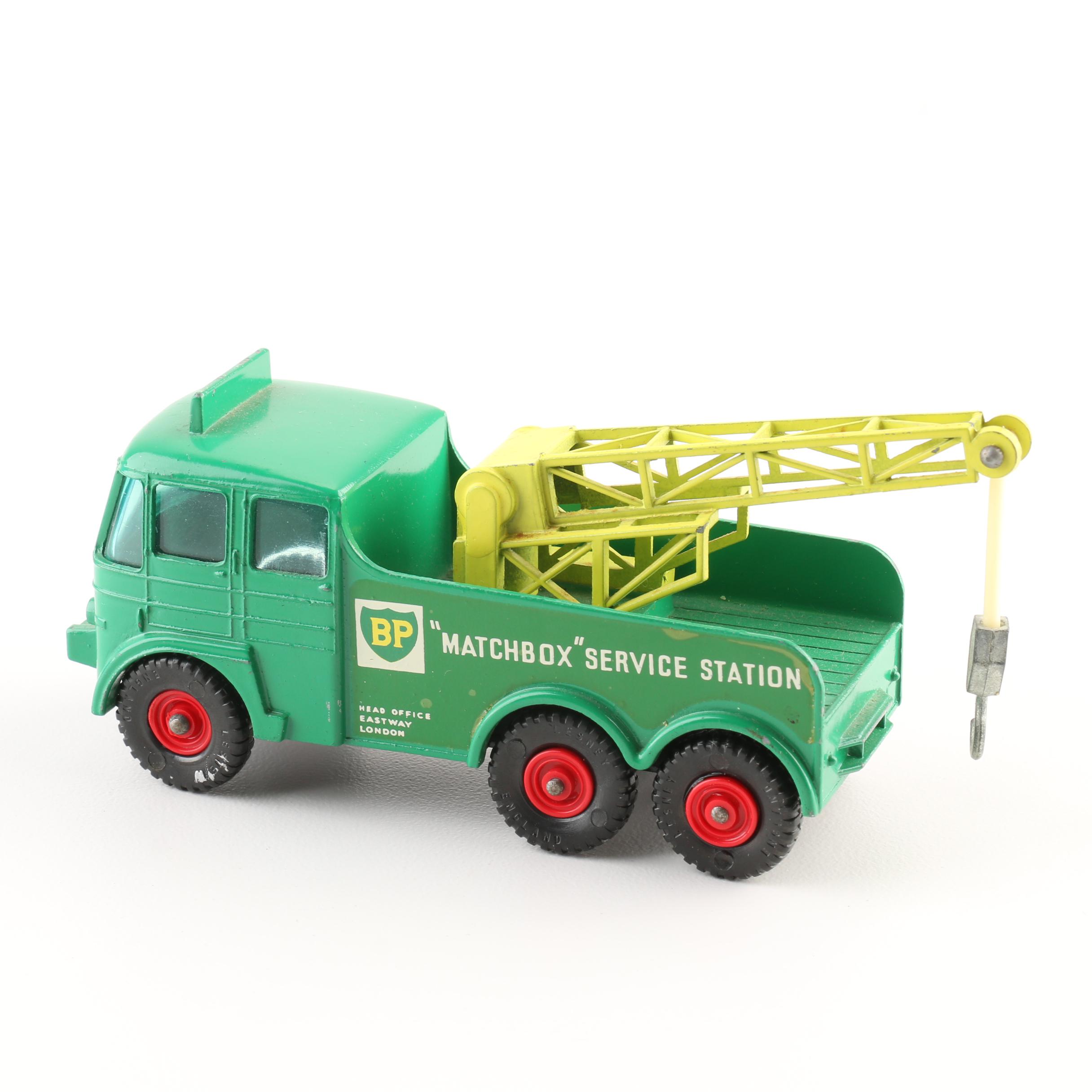 1963 Matchbox #K-12 King Size BP Matchbox Service Station Truck