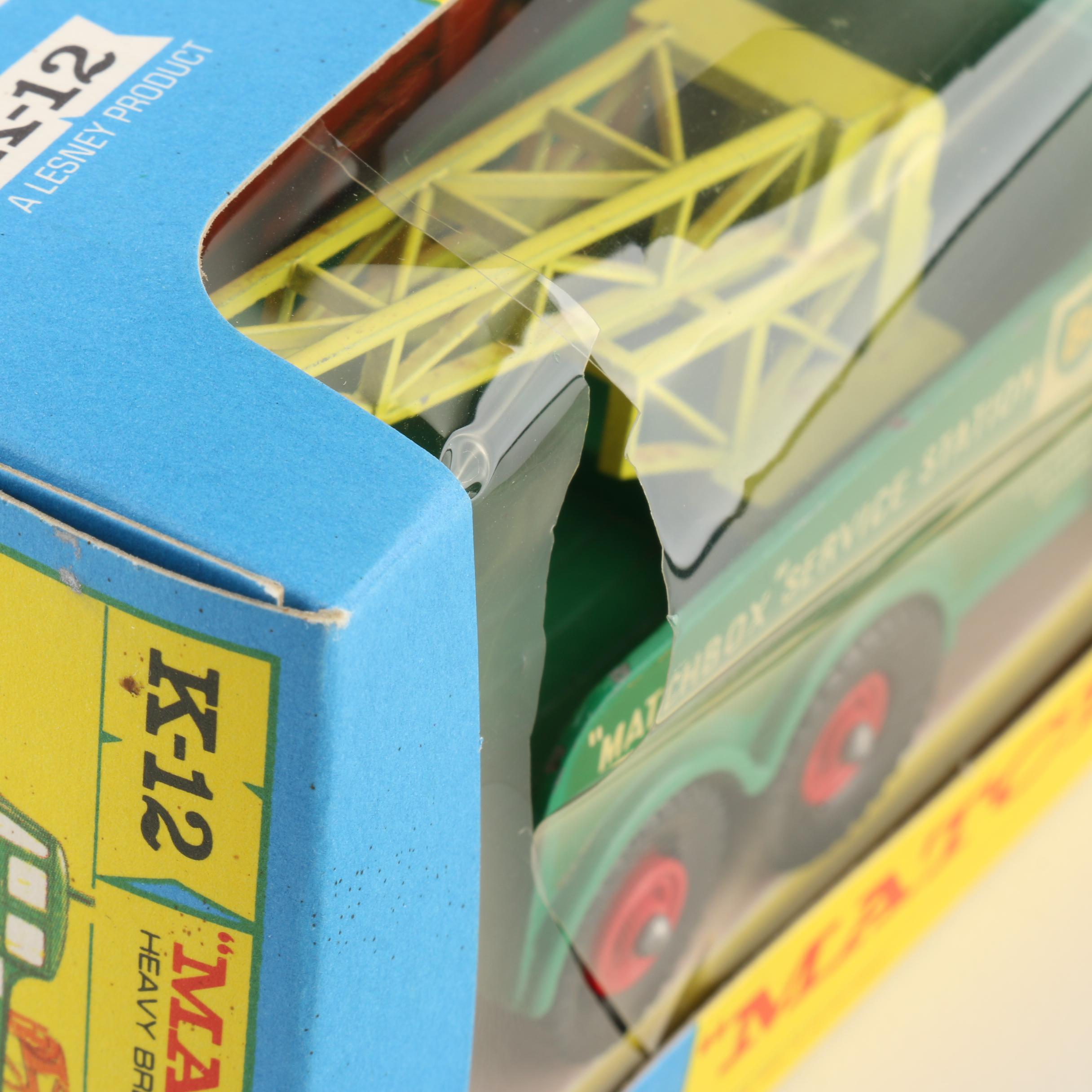 1963 Matchbox #K-12 King Size BP Matchbox Service Station Truck