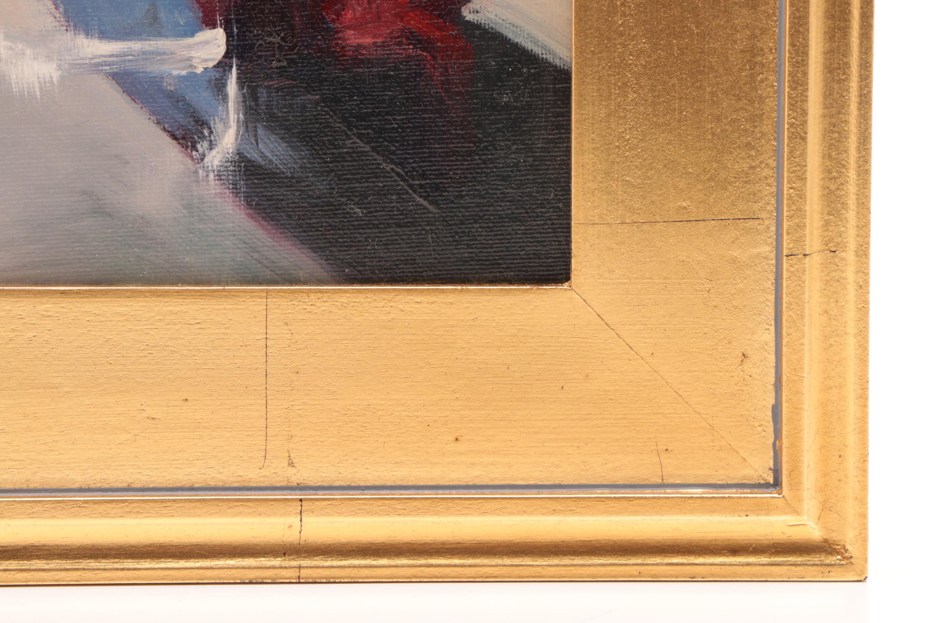 Anne Thouthip Acrylic Painting of Still Life with Roses