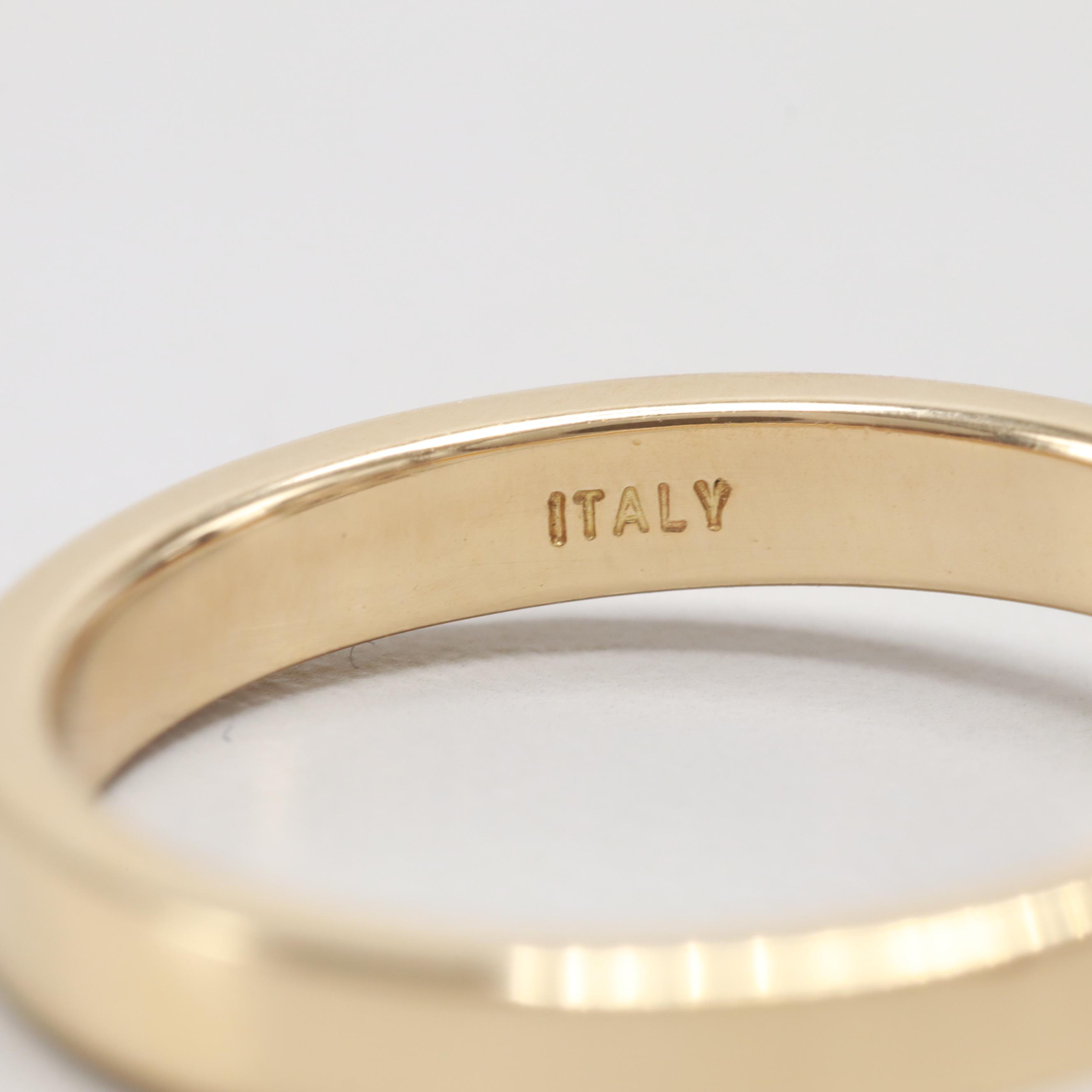 18K Yellow and White Gold Amethyst Earring and Ring Set