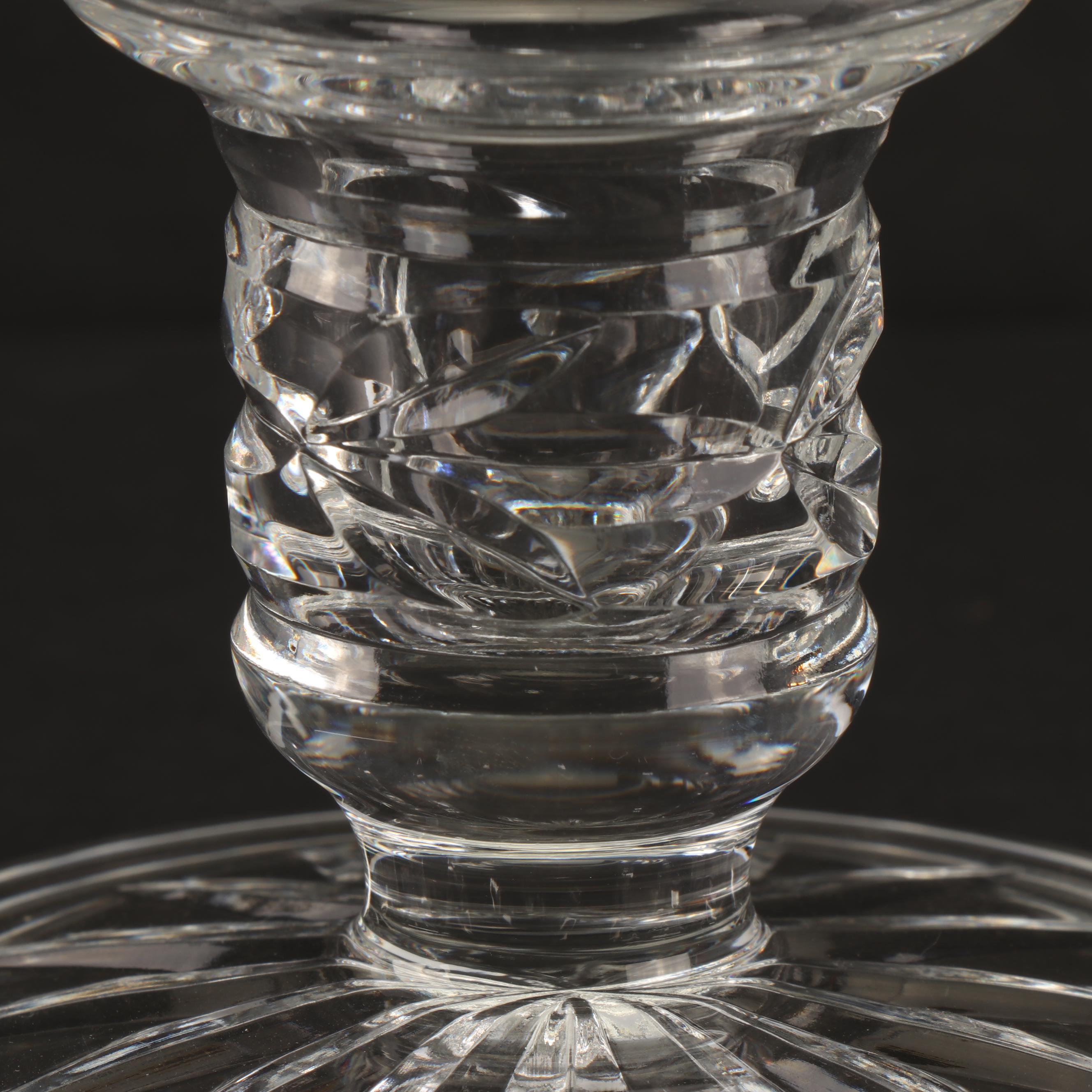 Galway "Clifden" Crystal Candle Holders