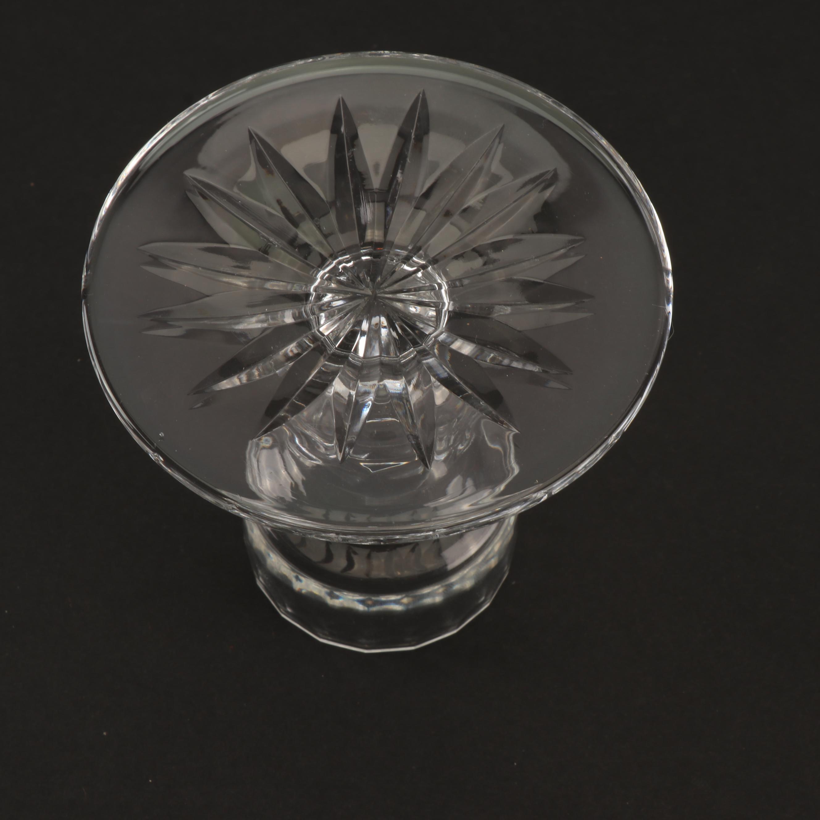 Galway "Clifden" Crystal Candle Holders