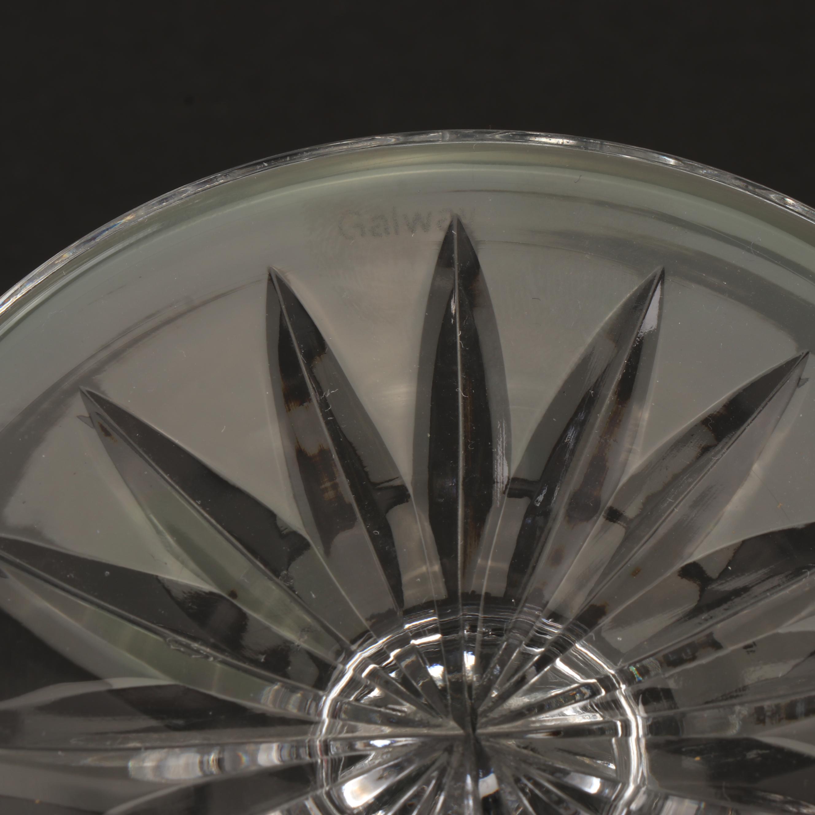 Galway "Clifden" Crystal Candle Holders