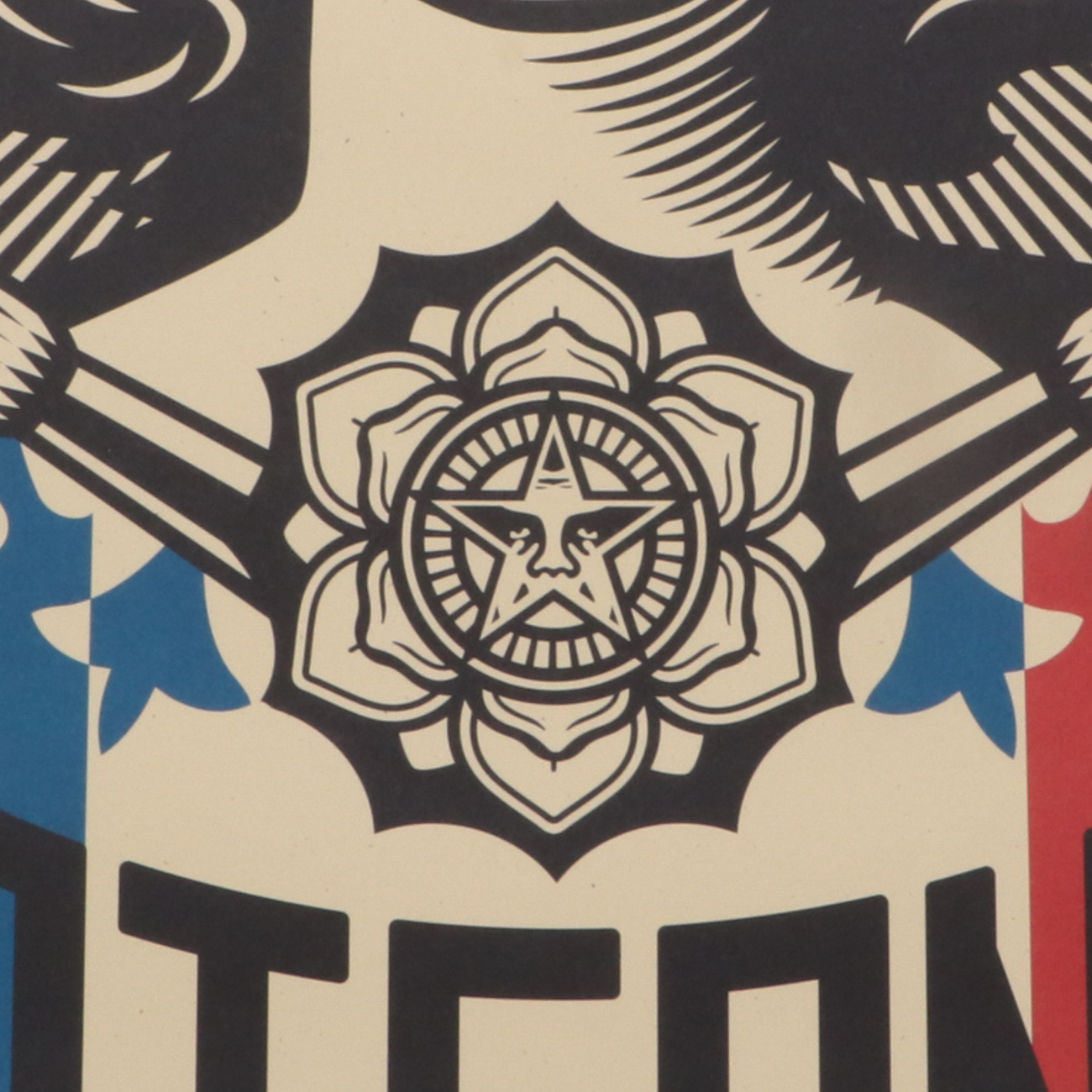 Shepard Fairey Offset Poster "Liberté, Egalité, Fraternité"