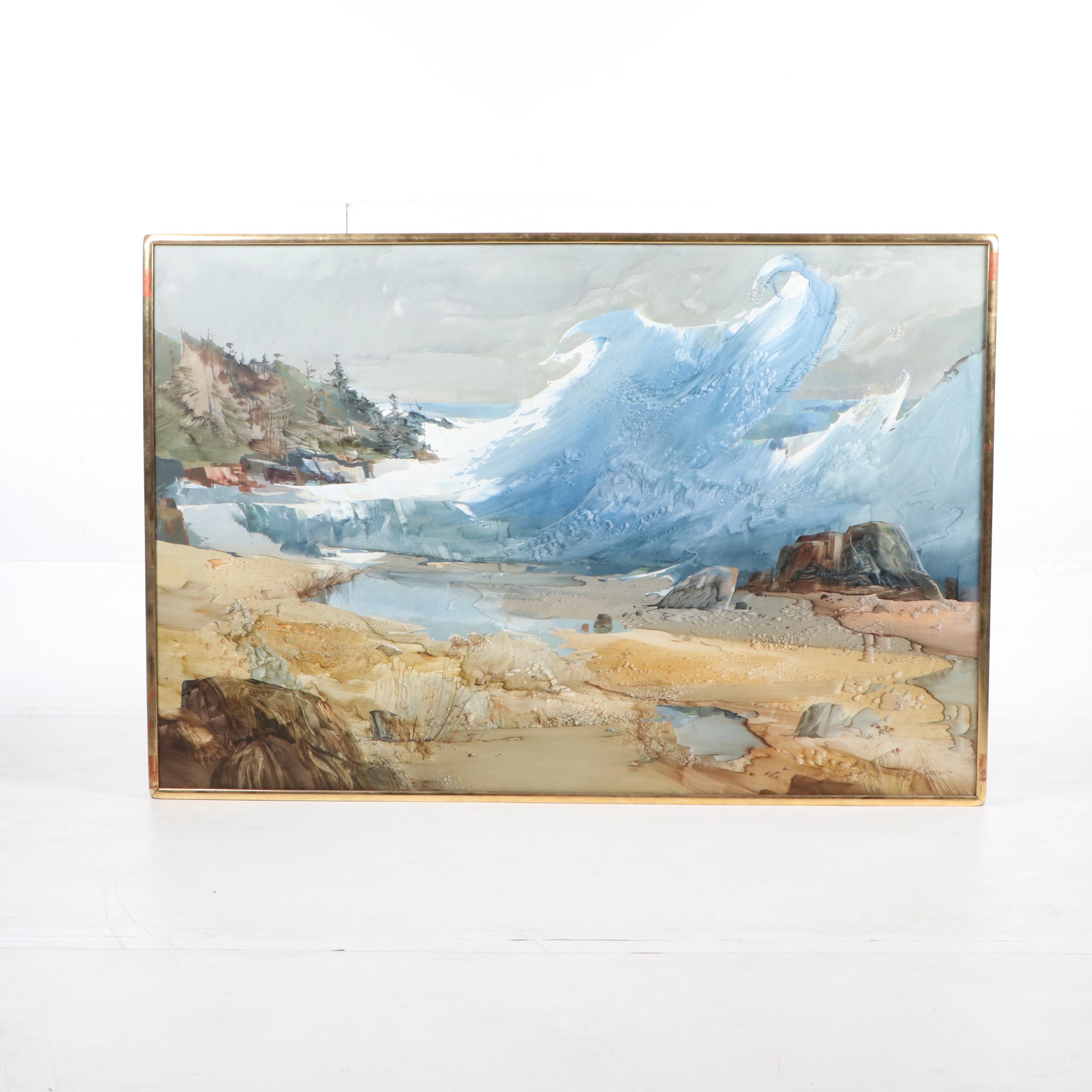 Laurence Sisson Seascape Oil Painting