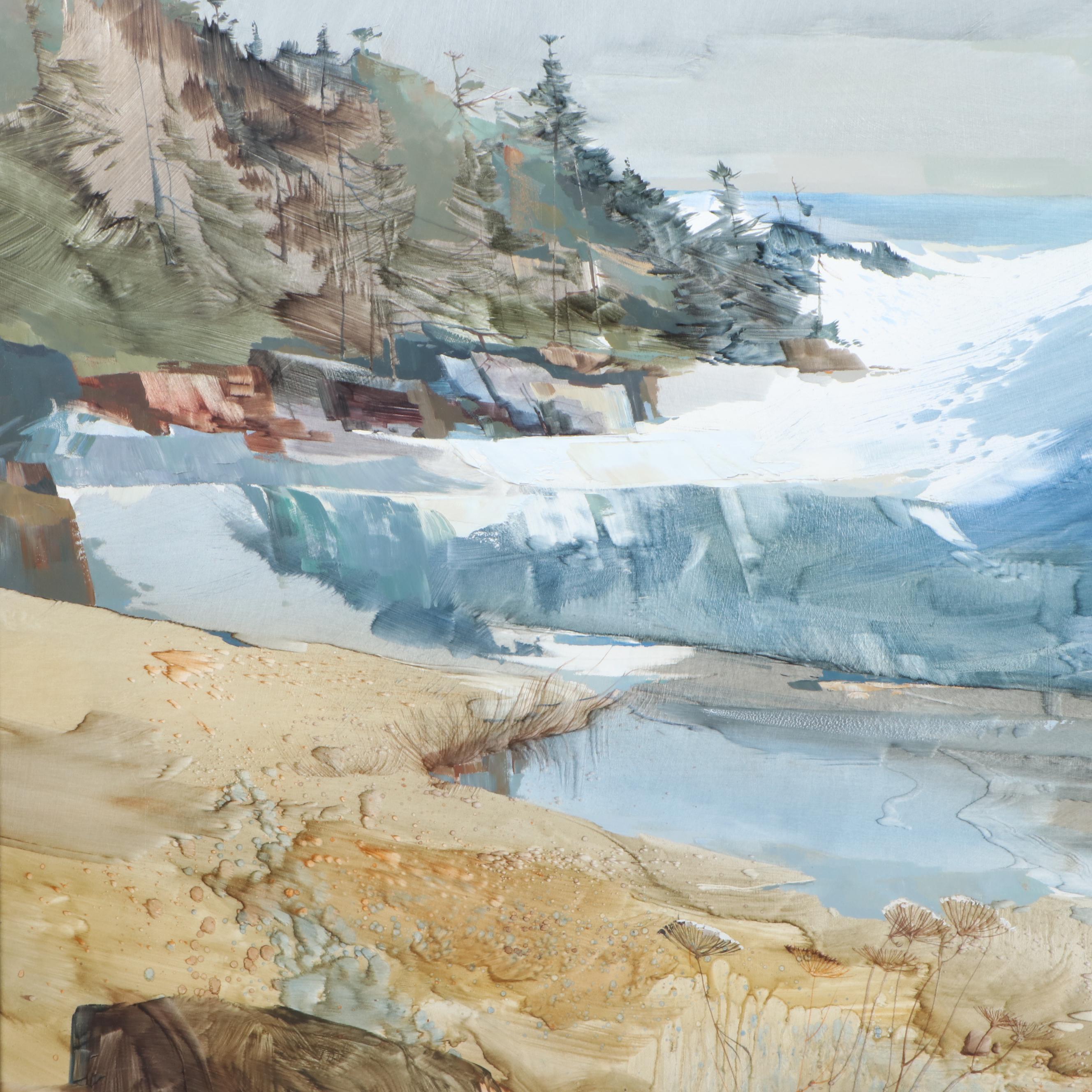 Laurence Sisson Seascape Oil Painting