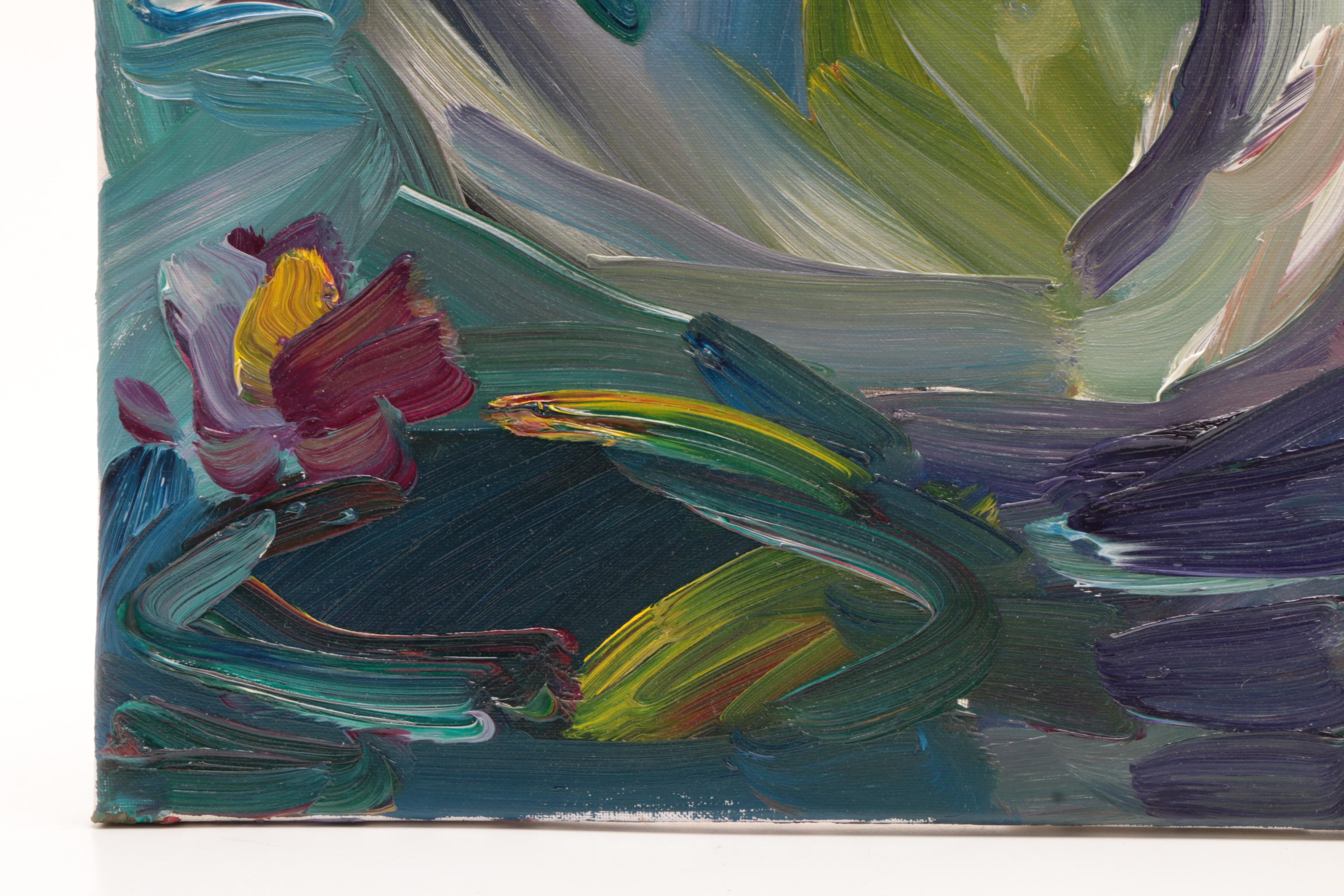 Jose Trujillo Oil Painting "The Swan"