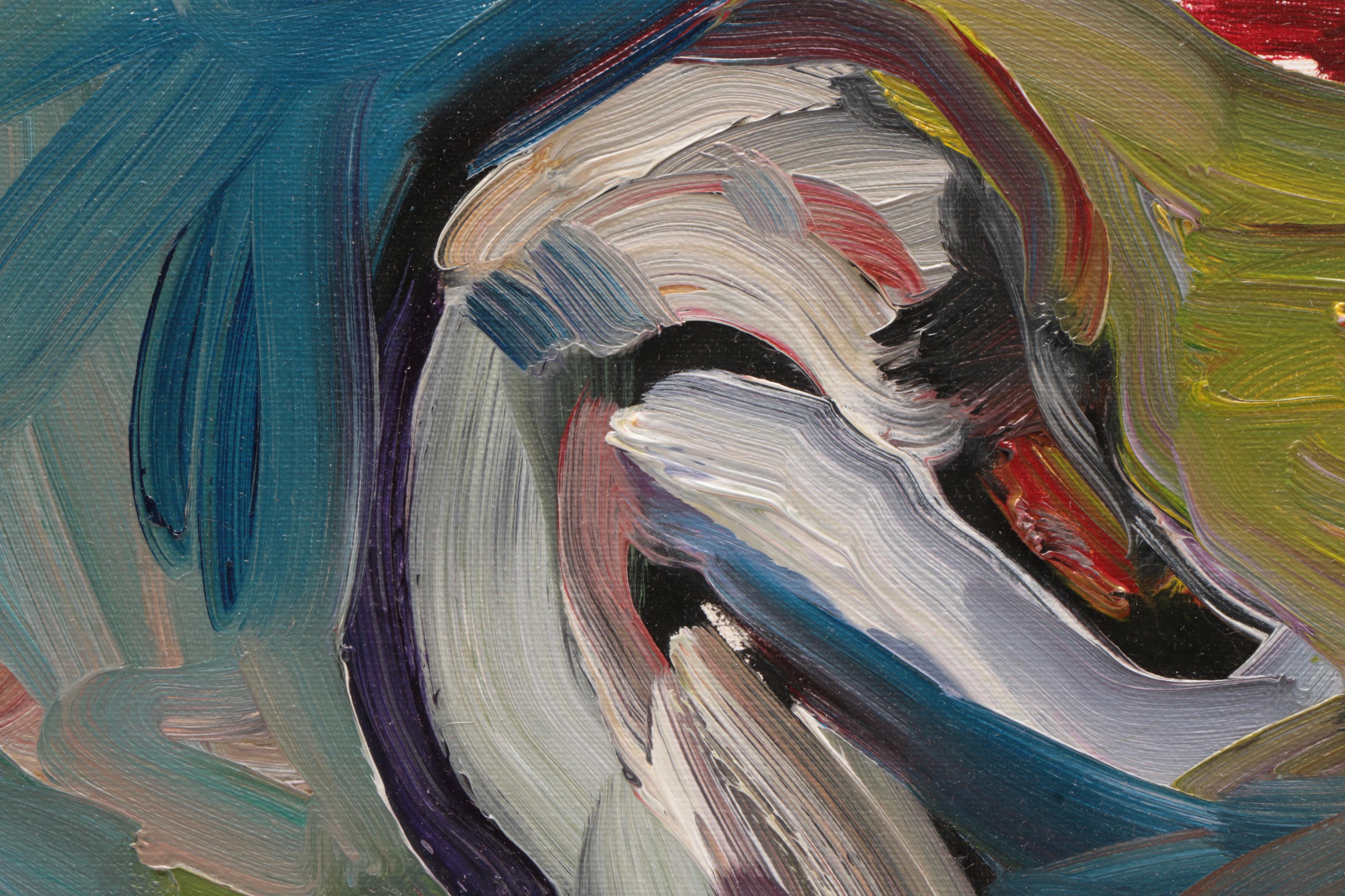 Jose Trujillo Oil Painting "The Swan"