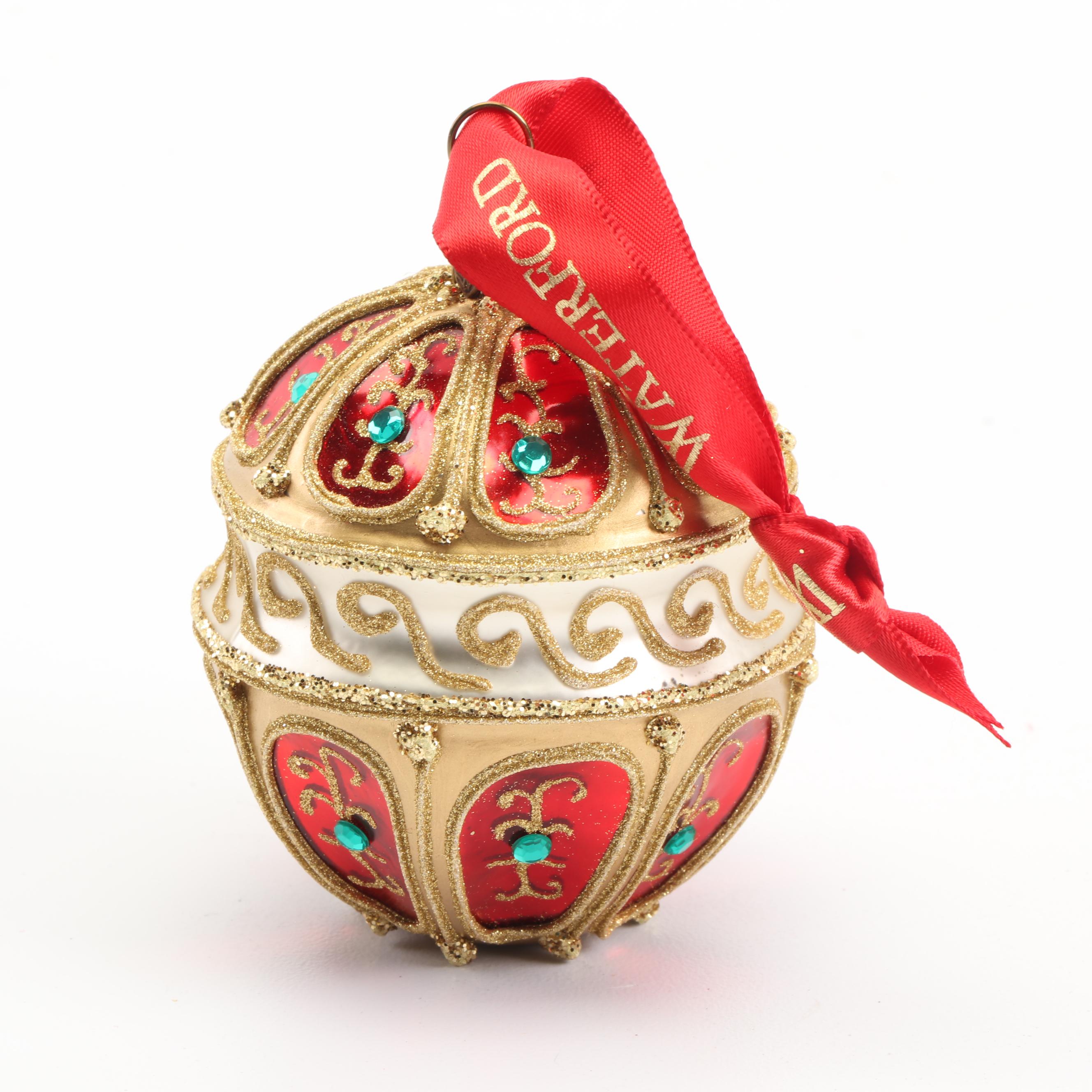 Waterford Holiday Heirloom Glass Ornaments Including Limited Edition