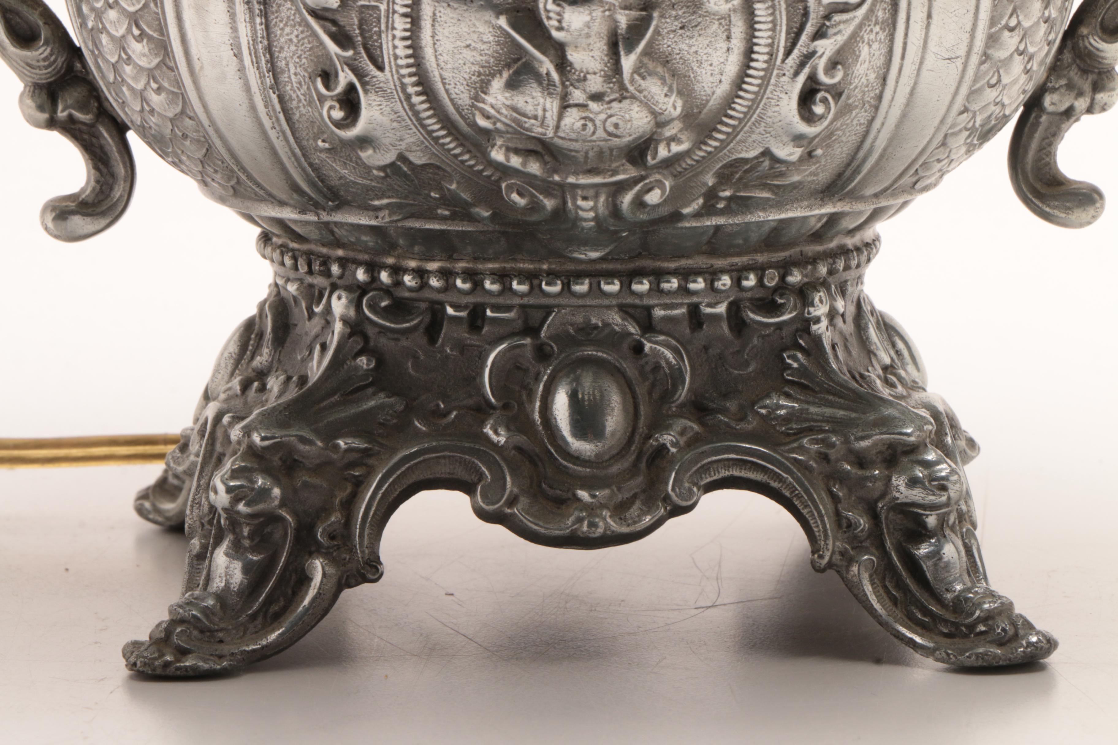 Electrified Oil Lamp with Prisms