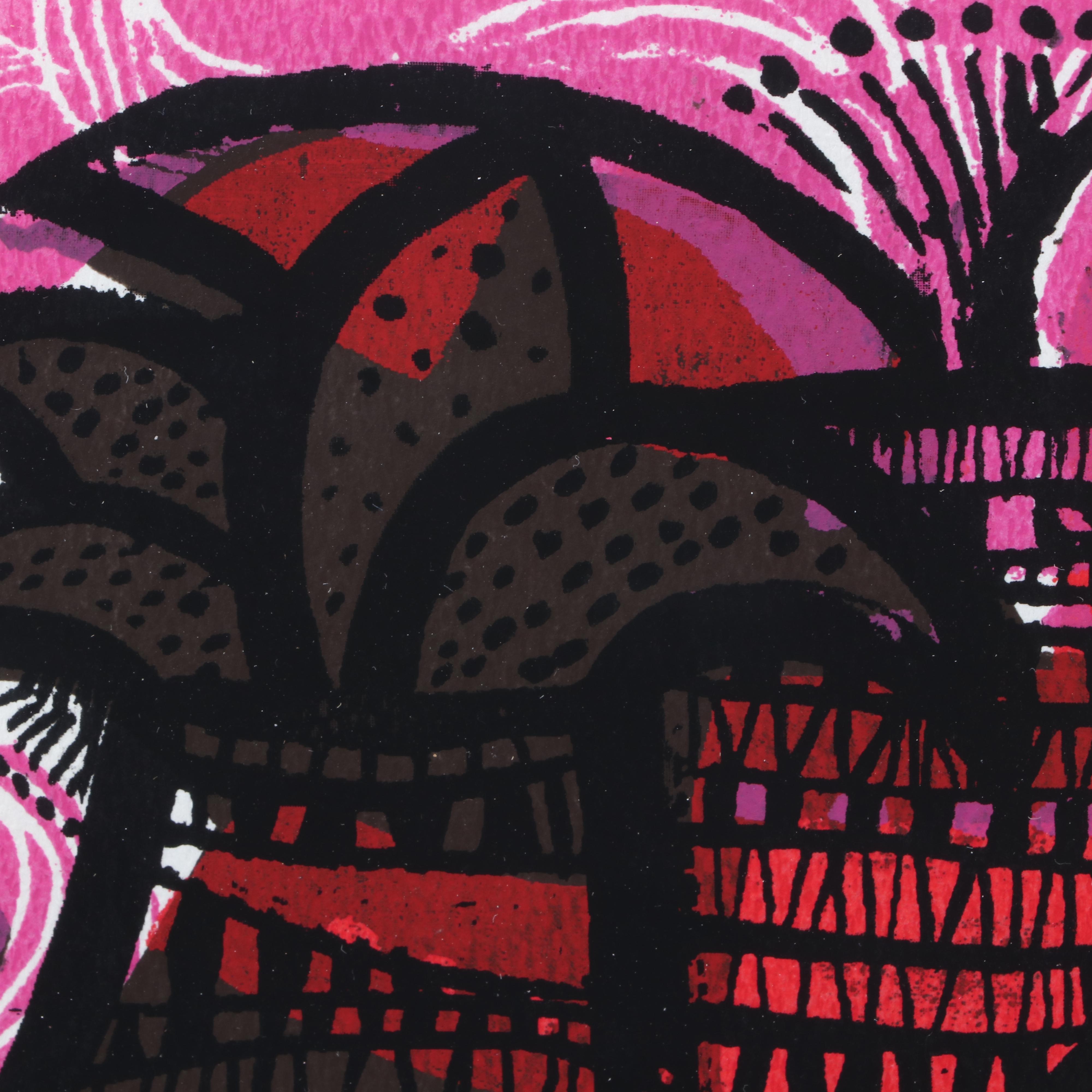 David Weidman Limited Edition Serigraph "Plant Forms II"