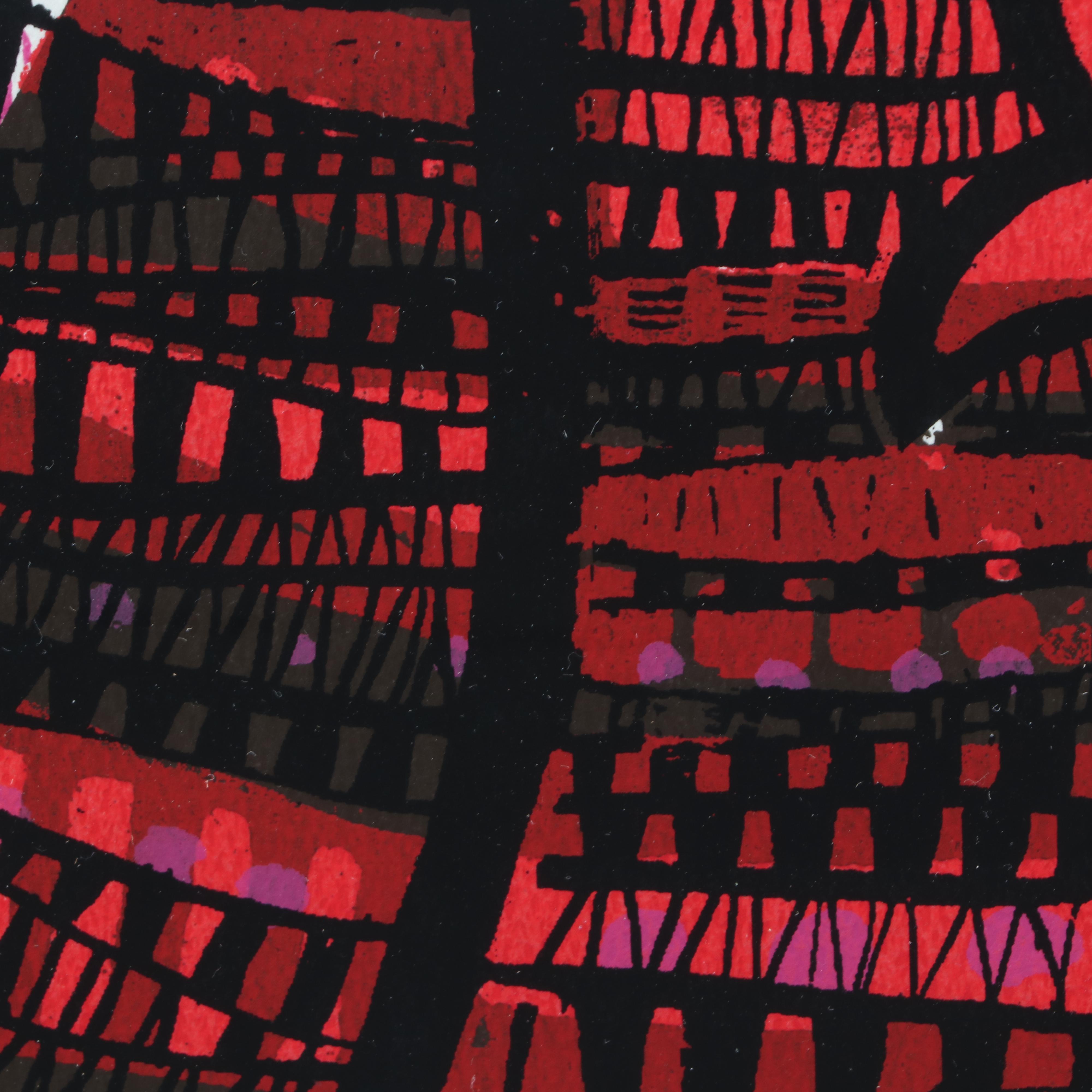 David Weidman Limited Edition Serigraph "Plant Forms II"