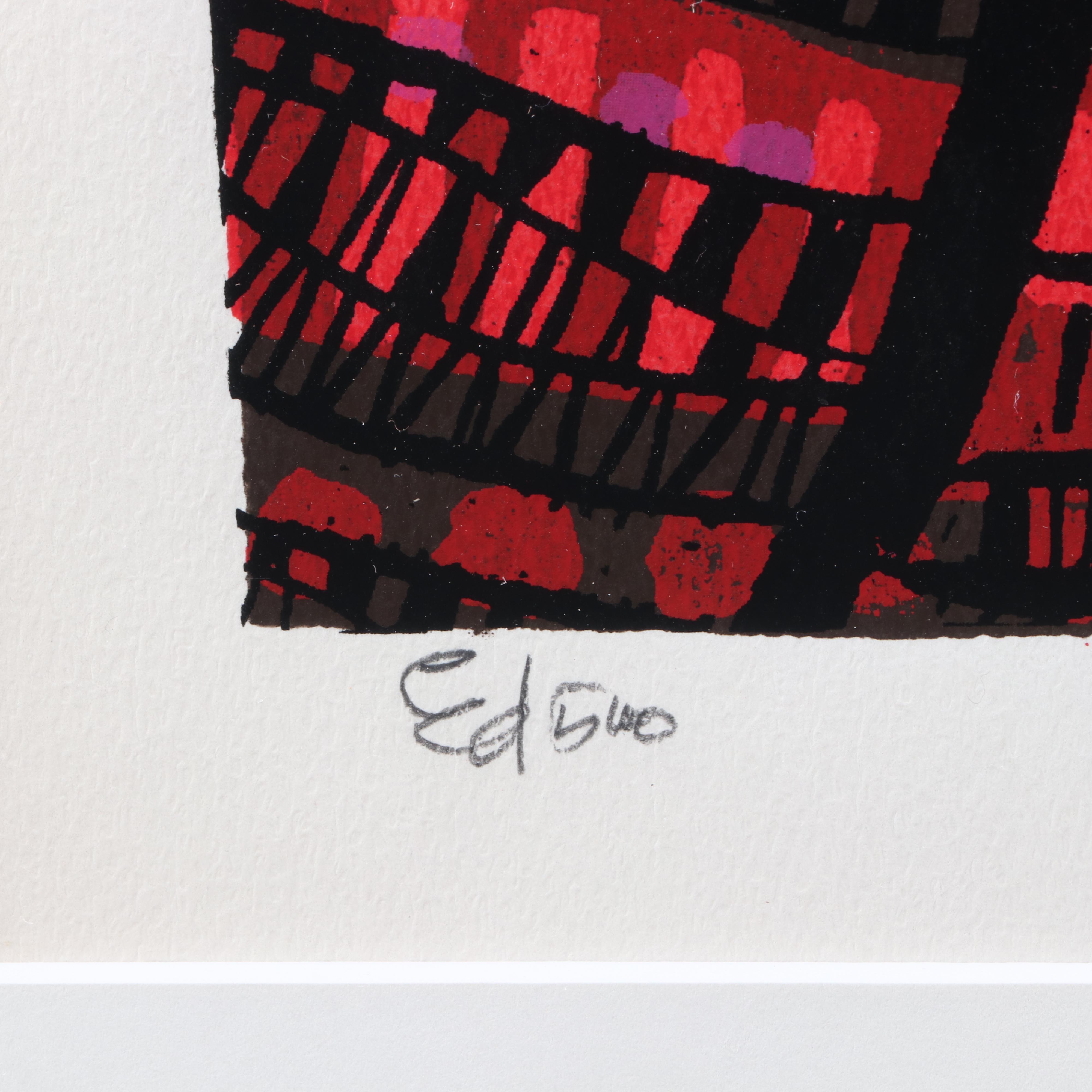 David Weidman Limited Edition Serigraph "Plant Forms II"