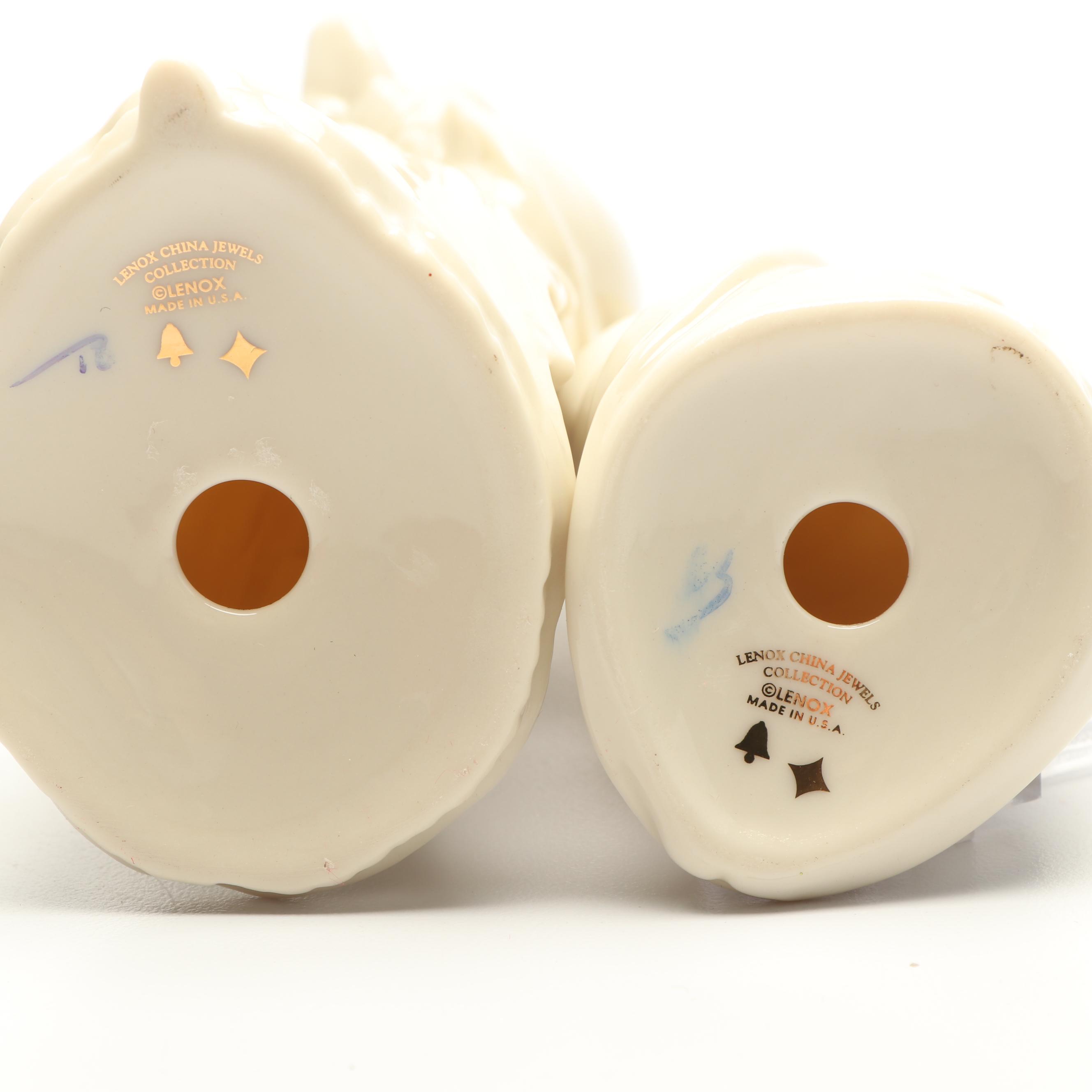 Lenox "China Jewels Collection" Bone China Holy Family Nativity Figurines