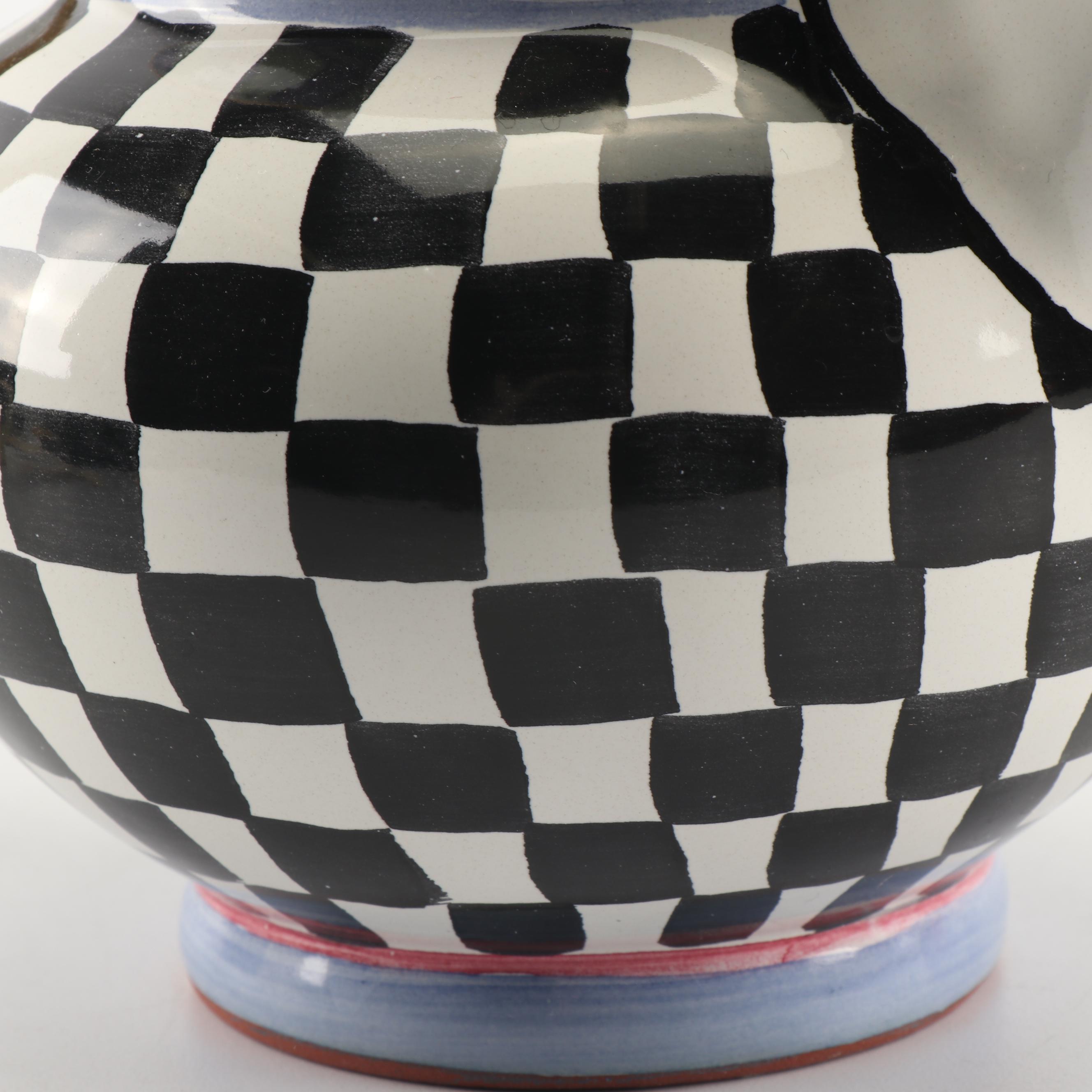 MacKenzie-Childs "Piccadilly" Chicken Pitcher