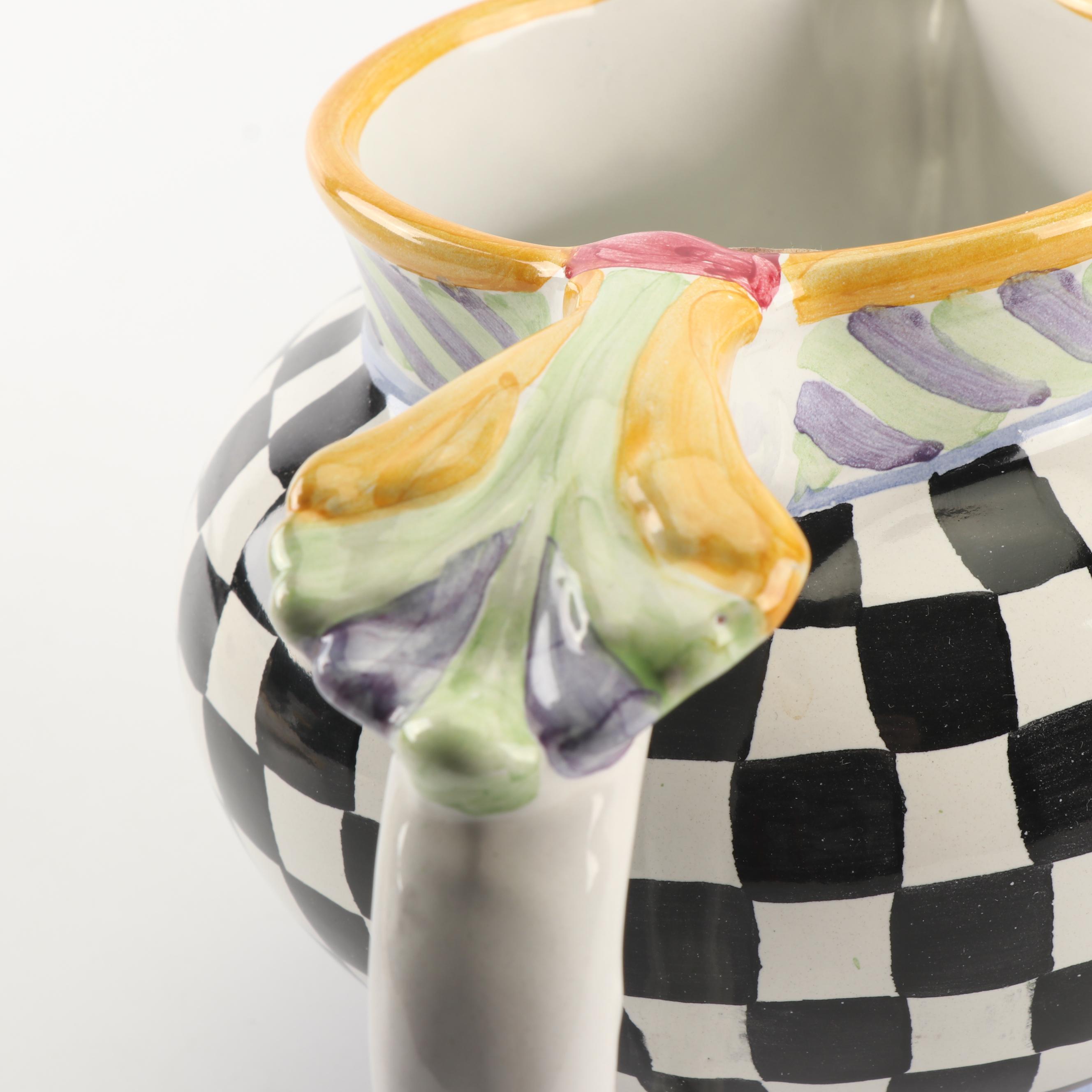 MacKenzie-Childs "Piccadilly" Chicken Pitcher