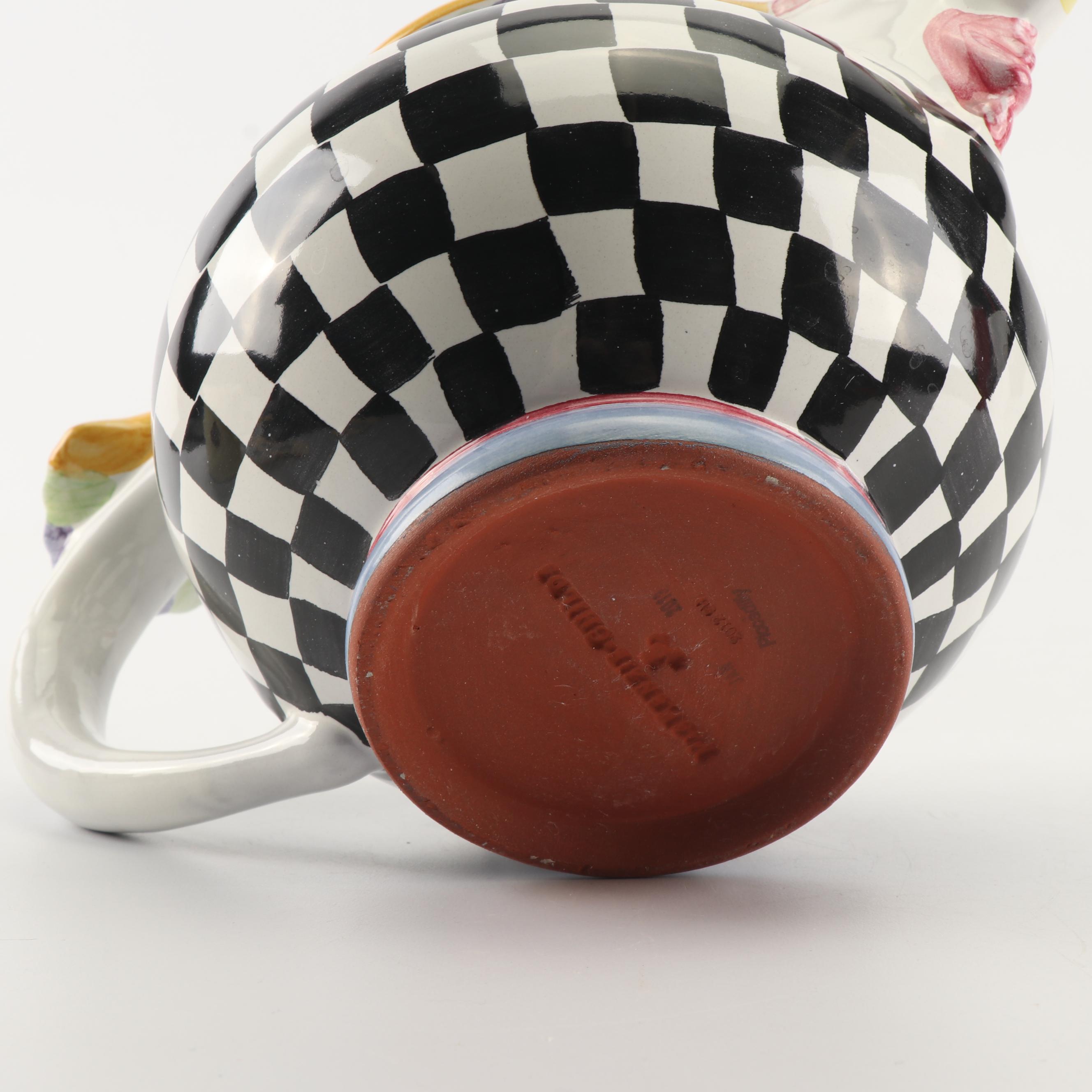 MacKenzie-Childs "Piccadilly" Chicken Pitcher