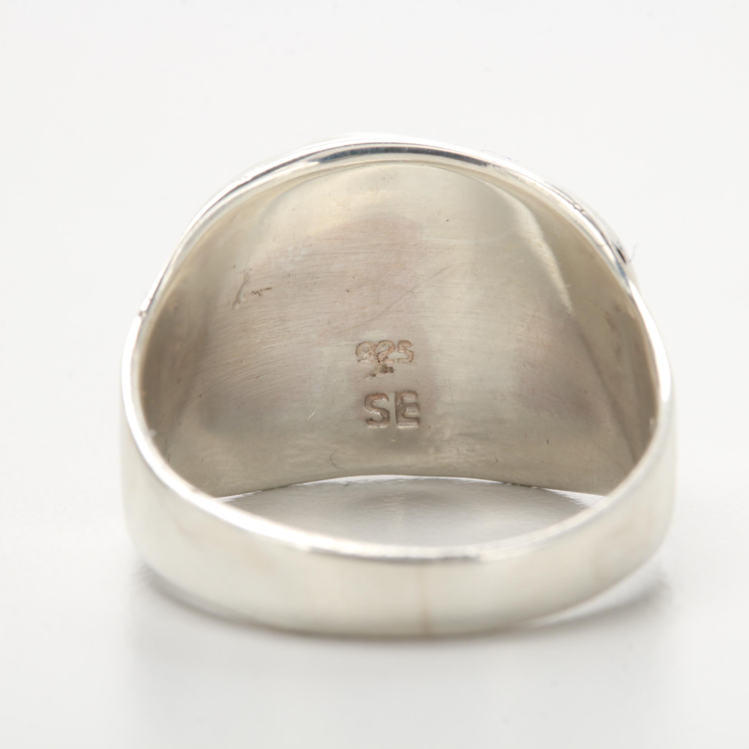 Sterling Silver Dome Ring