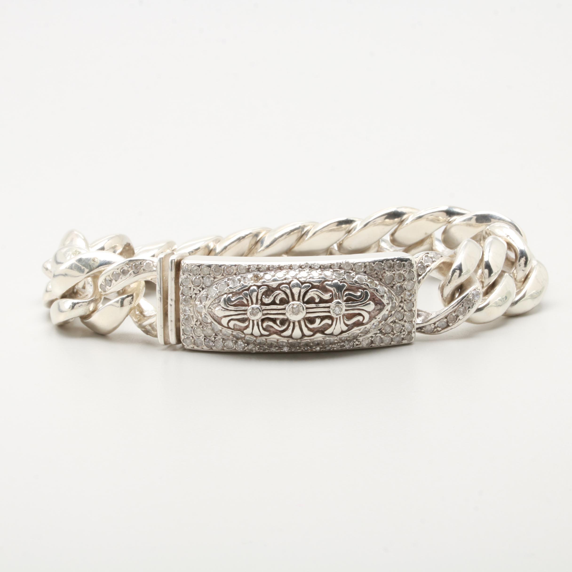 Sterling Silver 1.94 CTW Diamond Bracelet