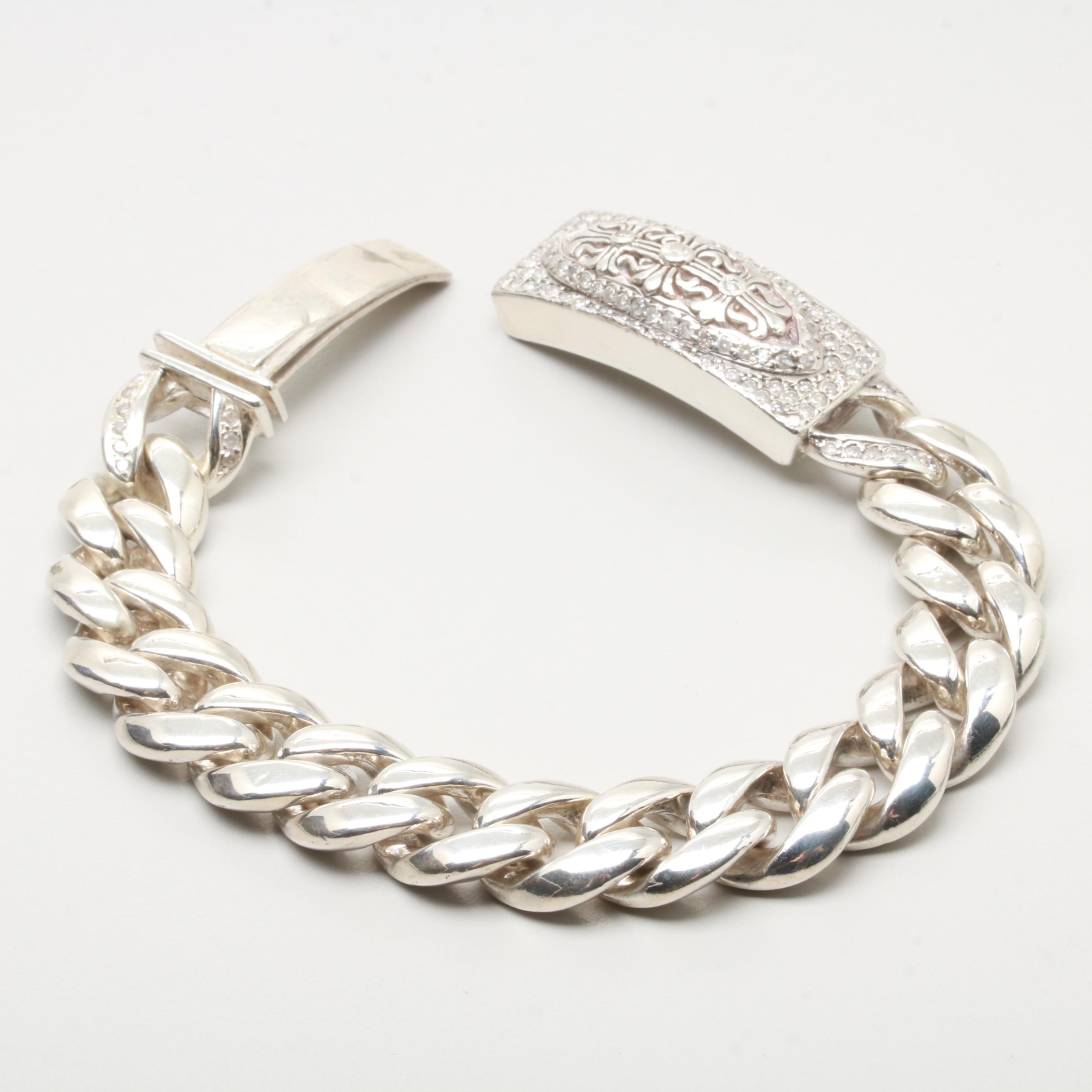 Sterling Silver 1.94 CTW Diamond Bracelet